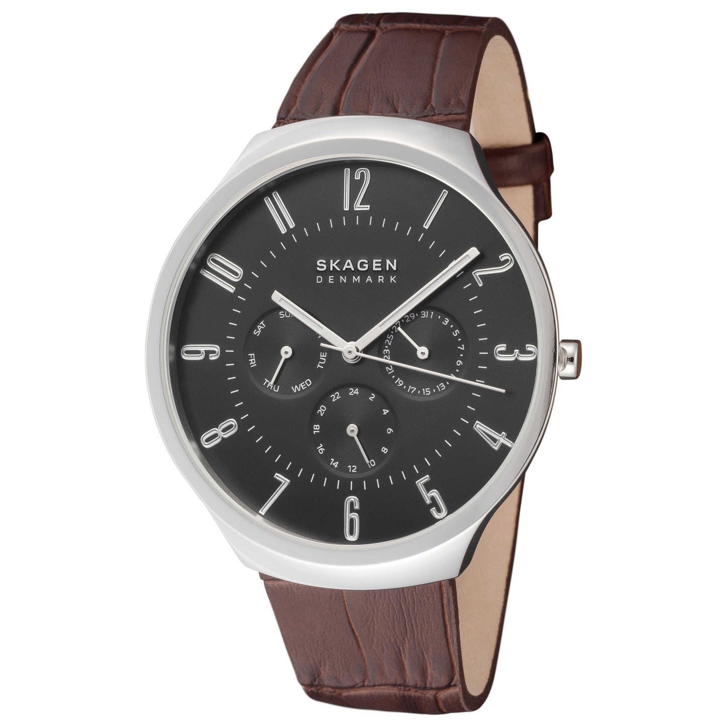Front view of Skagen Grenen Men's Quartz Watch SKW6536