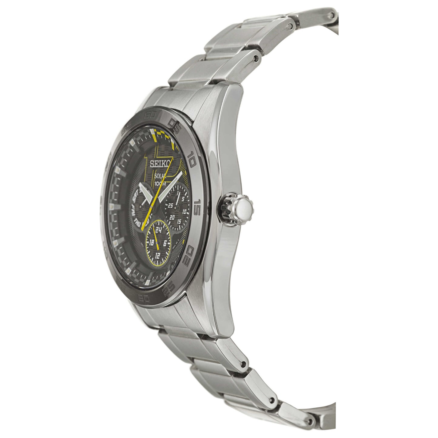 Seiko Solar Men's Solar Powered Quartz Watch SNE199P1 - Image #4