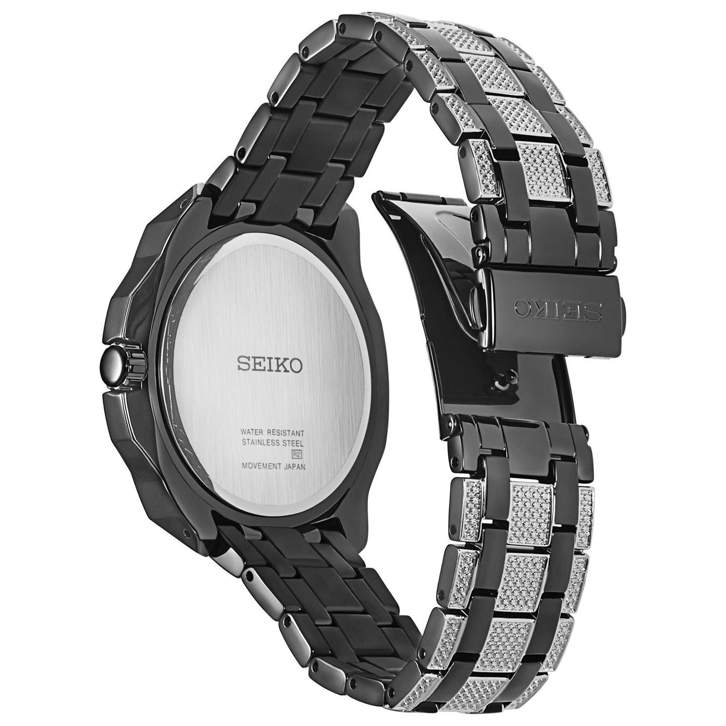 Seiko Solar Men's Solar Powered Quartz Watch SNE459 - Image #7