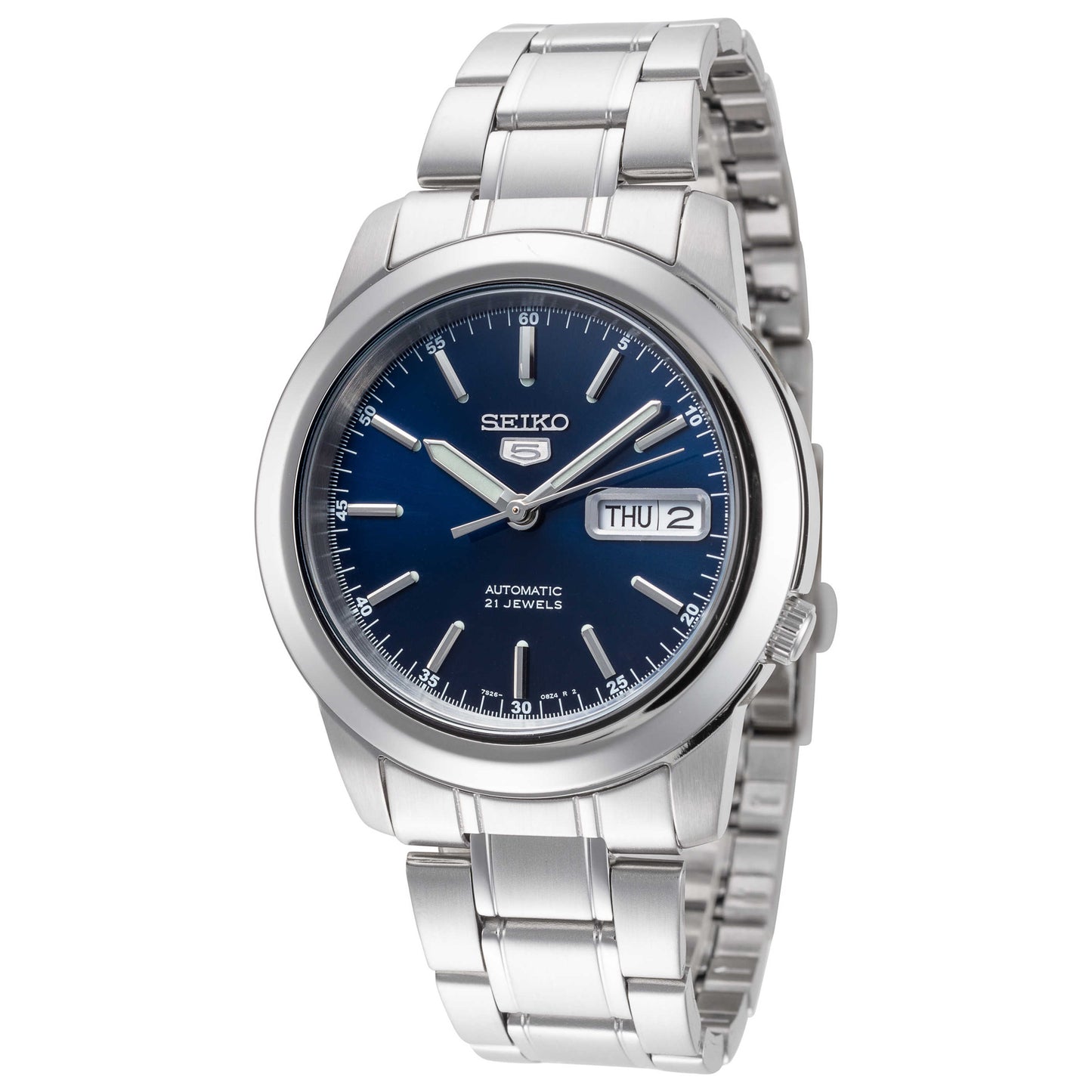Front view of Seiko Series 5 Men's Automatic Watch SNKE51