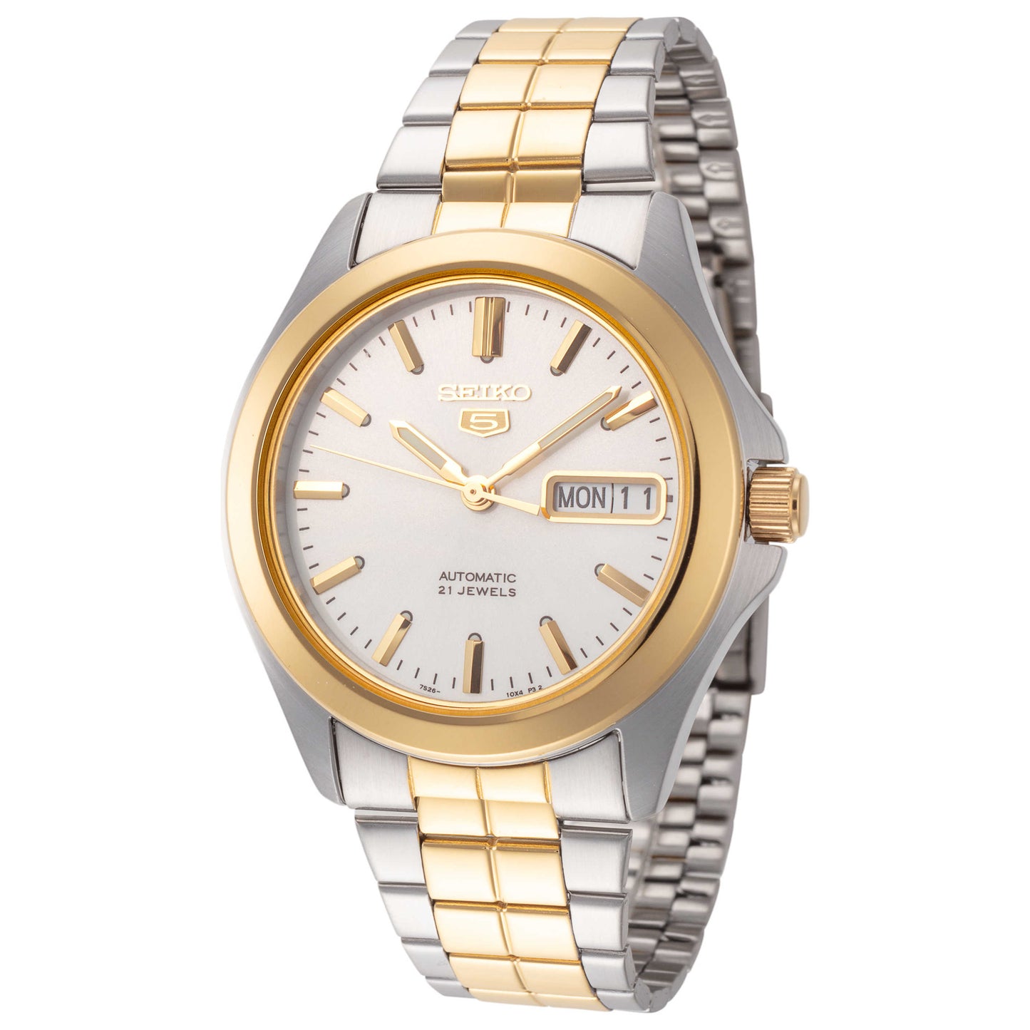 Front view of Seiko Series 5 Men's Automatic Watch SNKK94K1