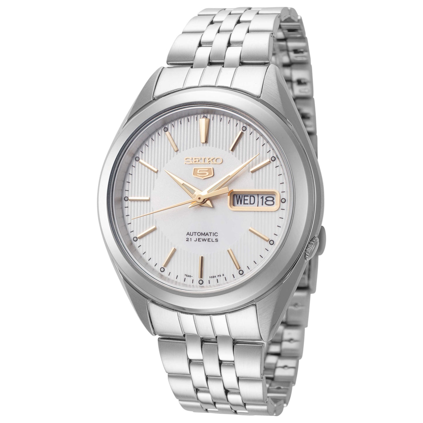 Front view of Seiko Series 5 Men's Automatic Watch SNKL17K1