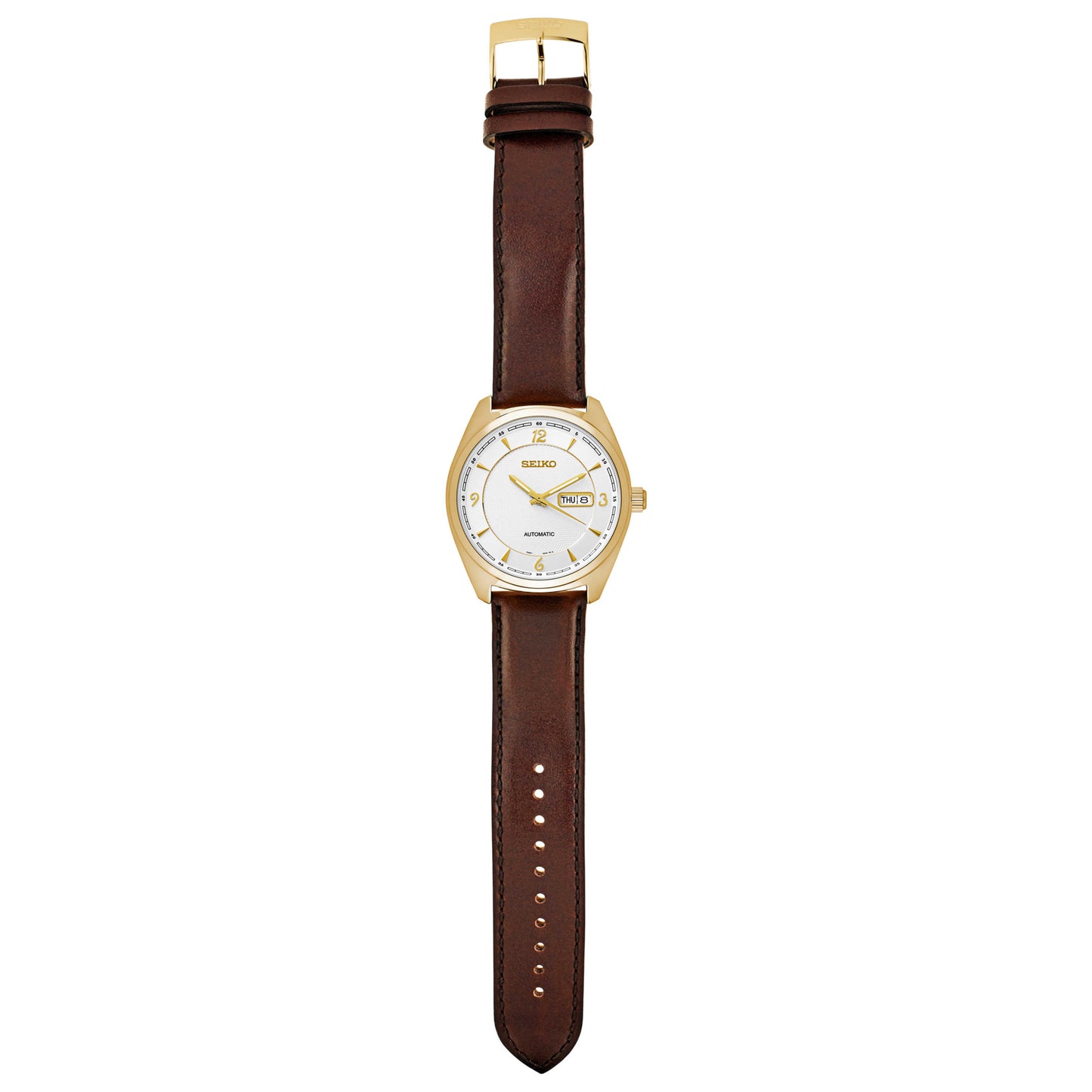 Seiko Recraft Series Men's Malaysian Mechanical Automatic (Self-Winding) Watch SNKN70 - Image #8