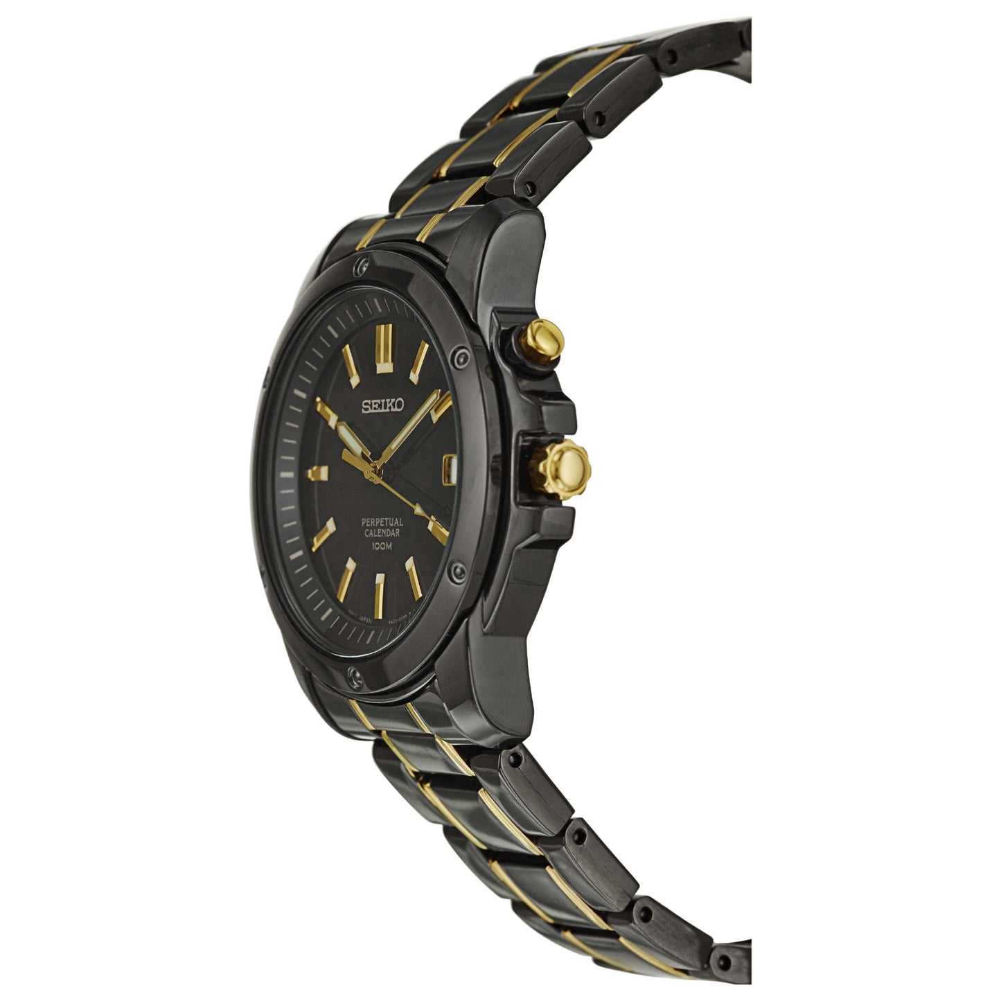 Seiko Perpetual Calendar Men's Japanese Quartz (Battery-Powered) Watch SNQ045 - Image #4