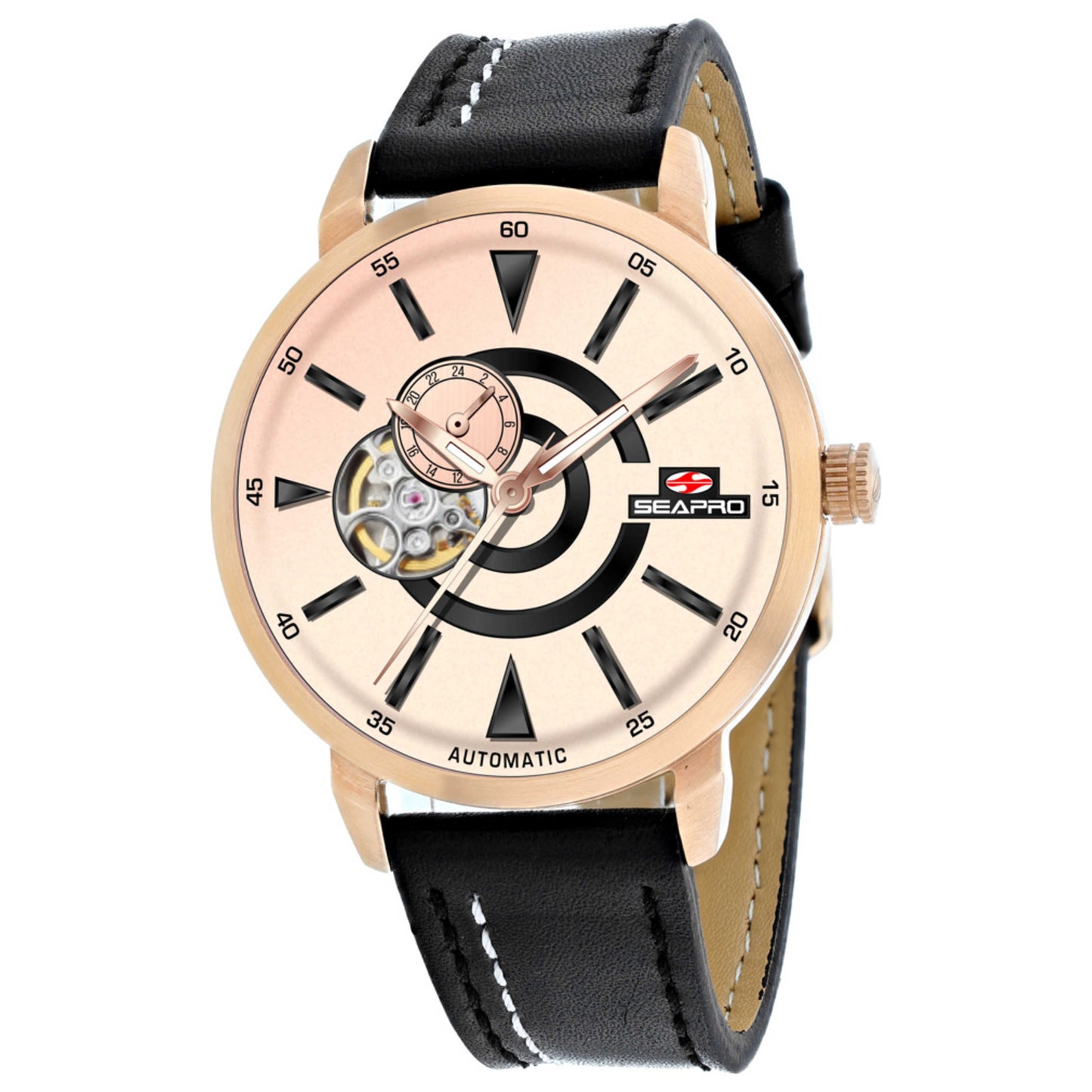 Front view of Seapro Elliptic Men's Automatic Watch SP0144