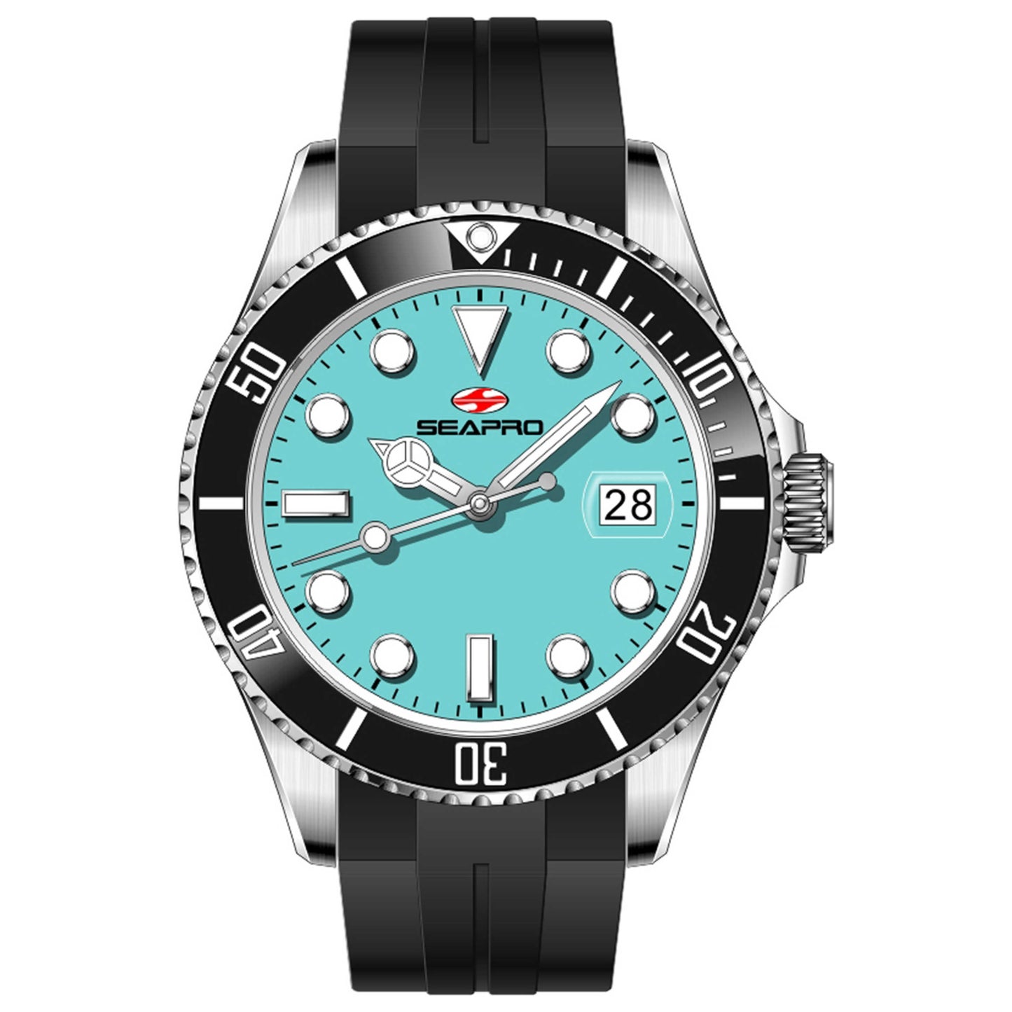 Front view of Seapro Nexus Men's Quartz Watch SP0582