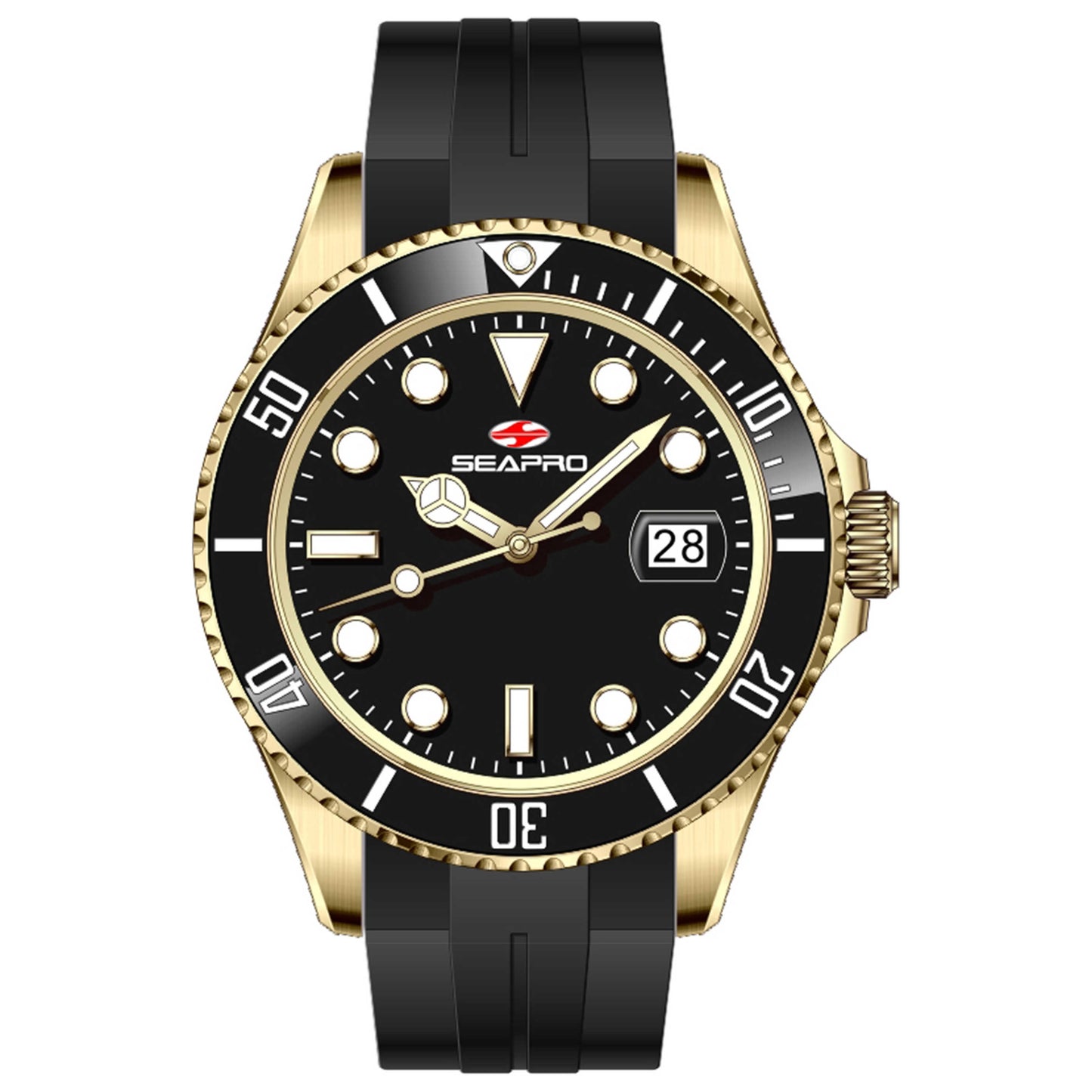 Front view of Seapro Nexus Men's Quartz Watch SP0584