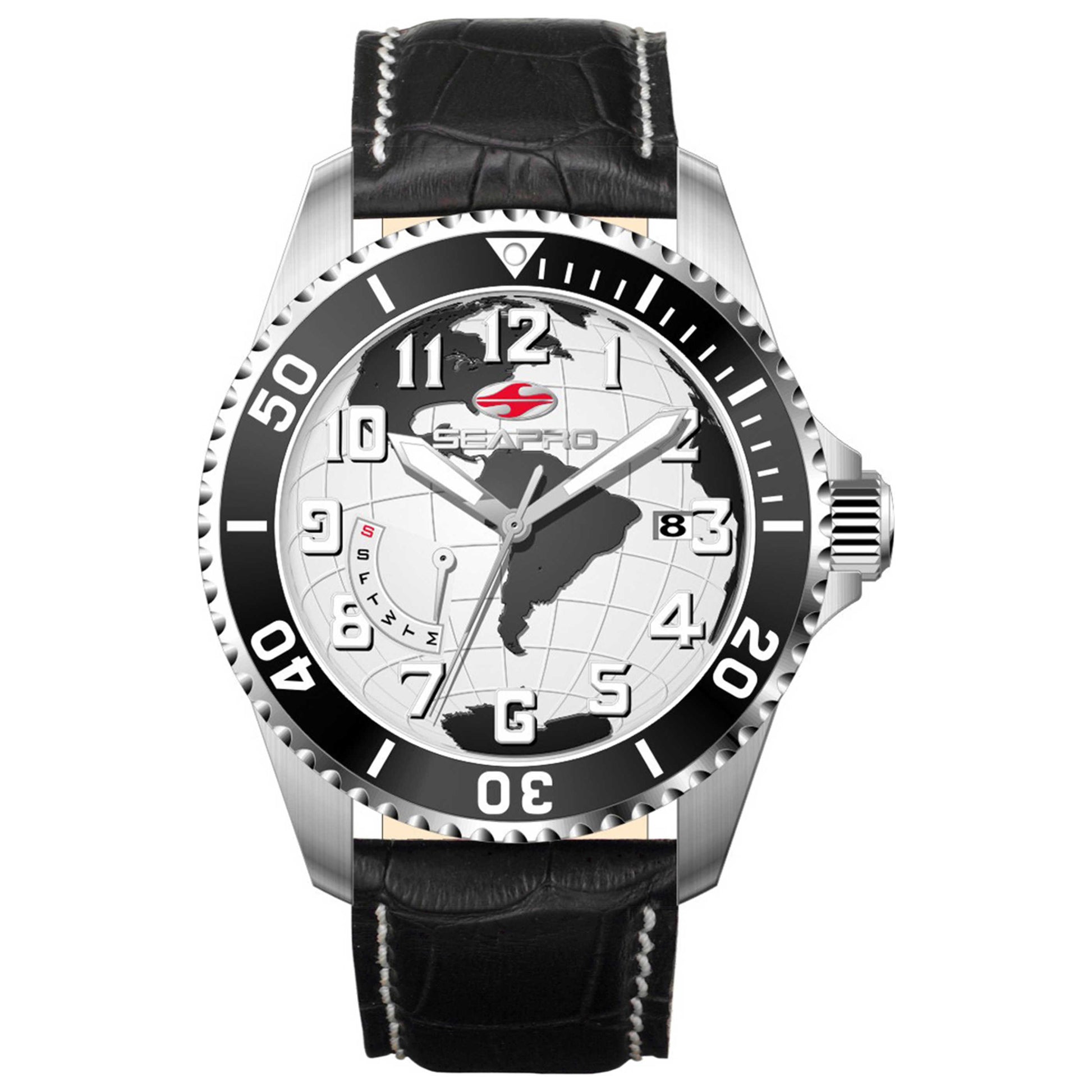 Front view of Seapro Voyager Men's Quartz Watch SP2740