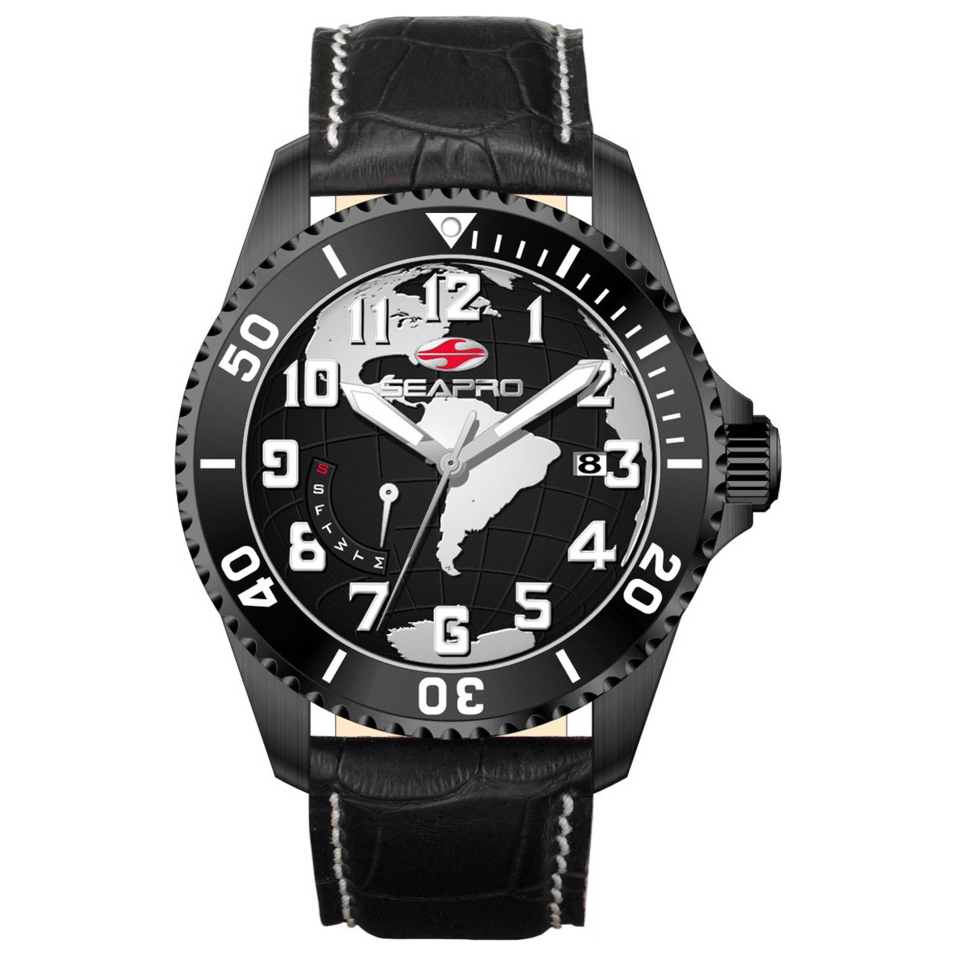 Front view of Seapro Voyager Men's Quartz Watch SP2743