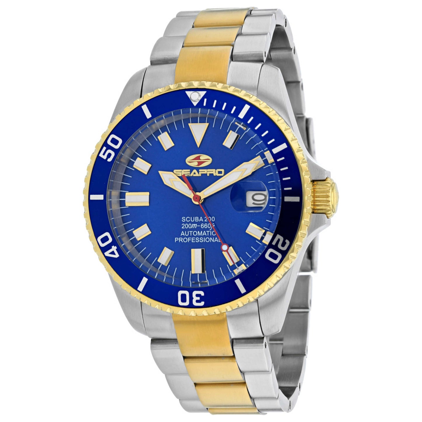 Front view of Seapro Scuba 200 Men's Automatic Watch SP4327
