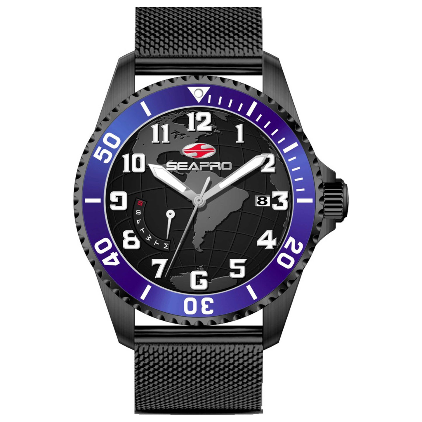 Front view of Seapro Voyager Men's Quartz Watch SP4762
