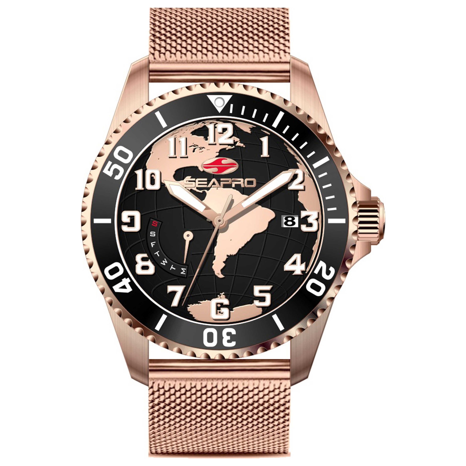 Front view of Seapro Voyager Men's Quartz Watch SP4763