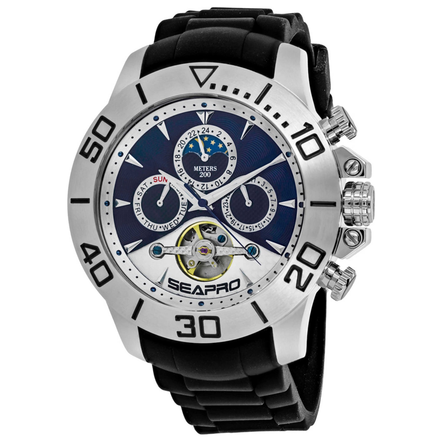 Front view of Seapro Montecillo Men's Automatic Watch SP5122
