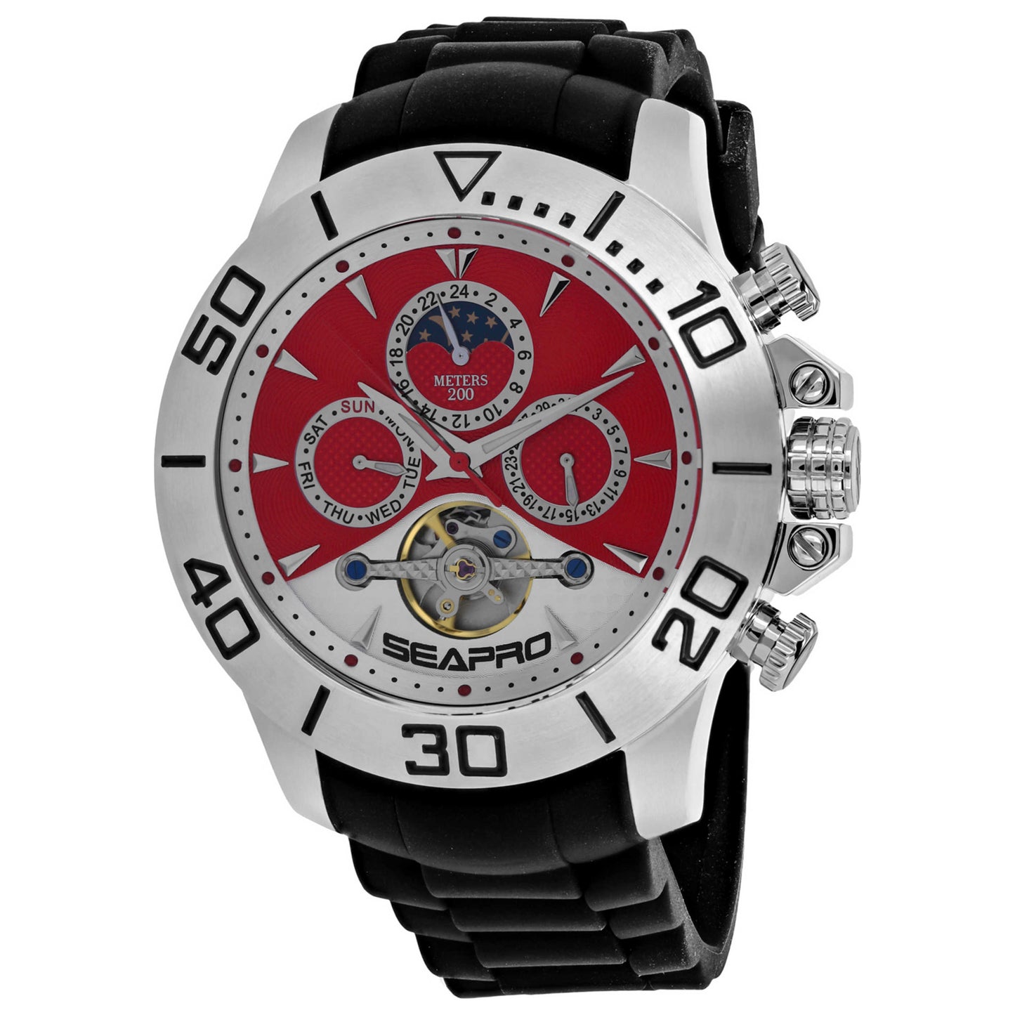 Front view of Seapro Montecillo Men's Automatic Watch SP5123