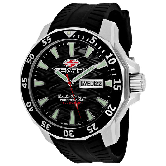 Front view of Seapro Scuba Men's Quartz Watch SP8310