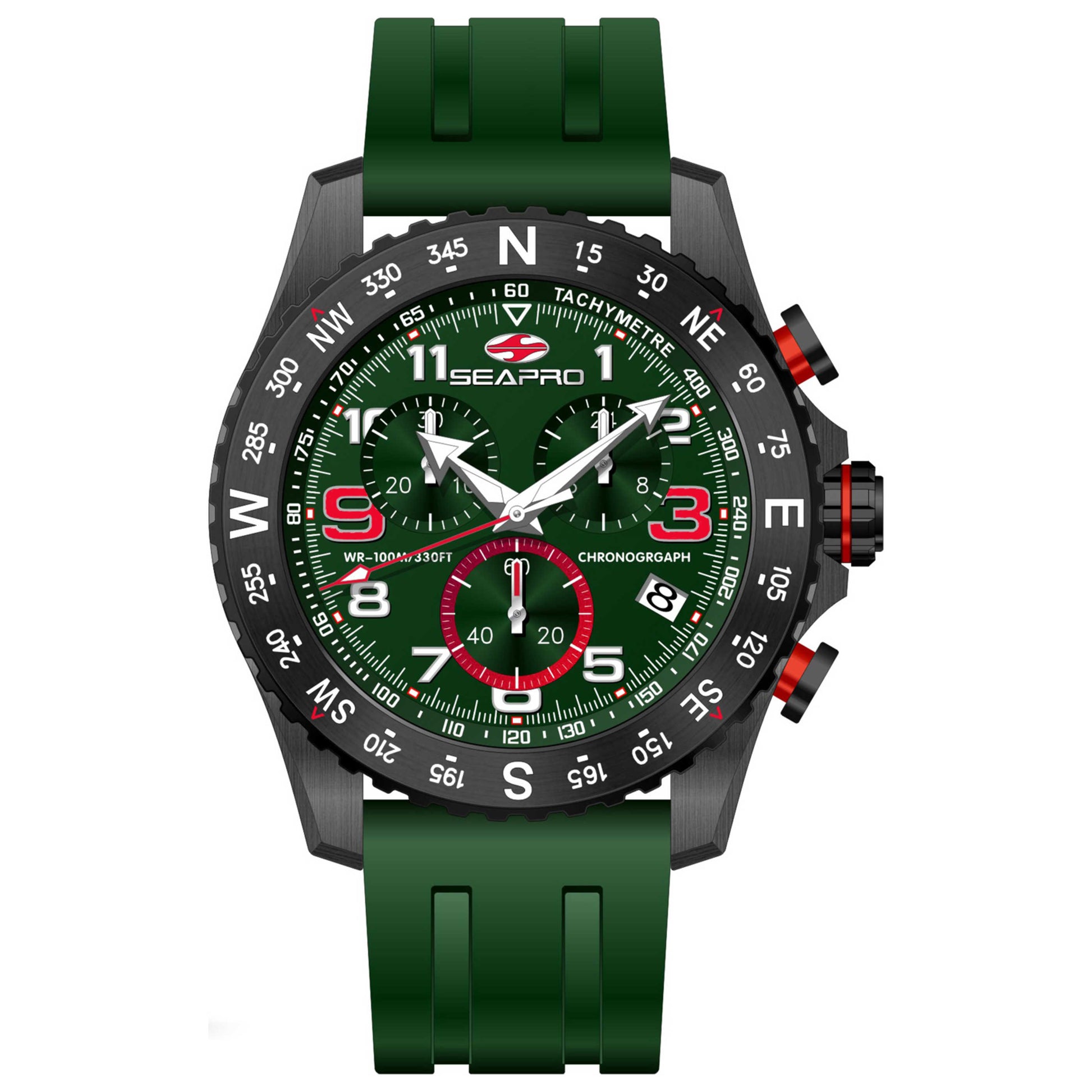 Front view of Seapro Gallantry Men's Quartz Watch SP9736