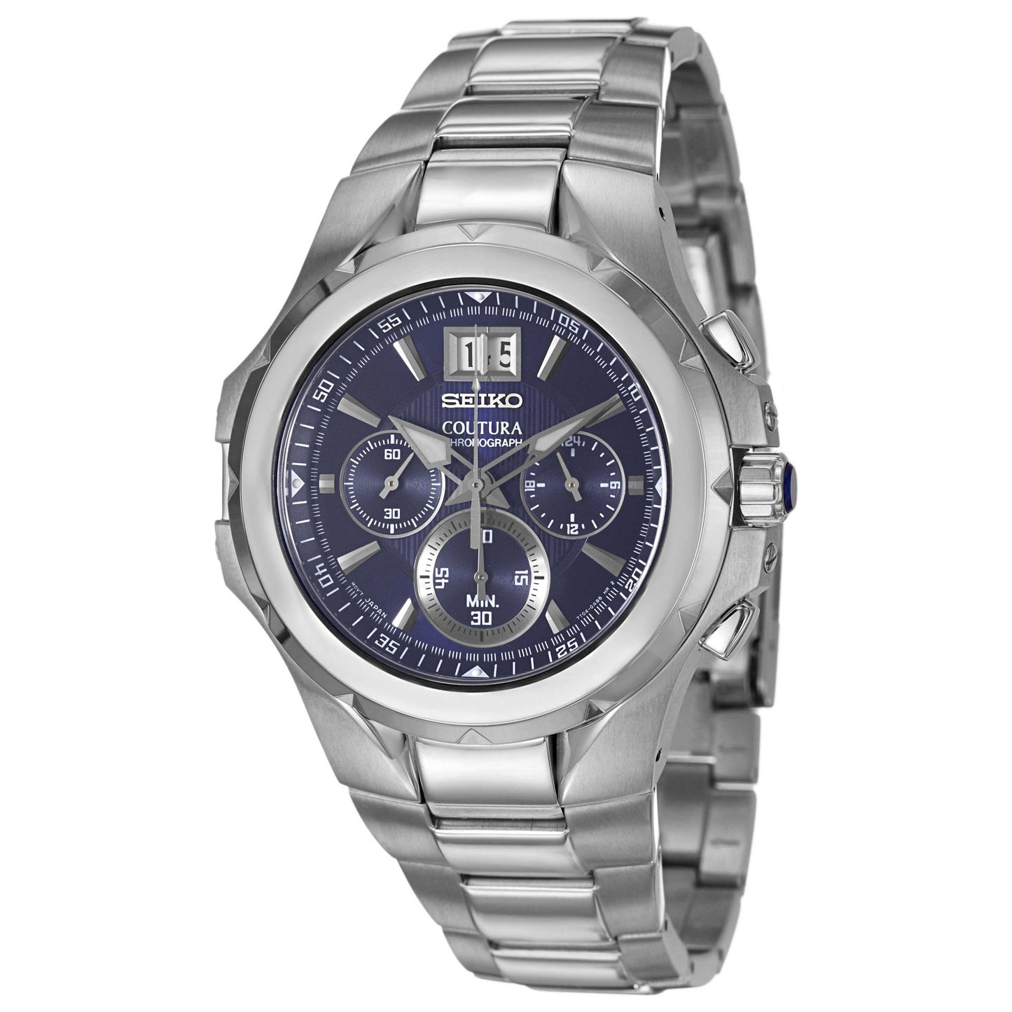 Front view of Seiko Coutura Men's Japanese Quartz (Battery-Powered) Watch SPC061
