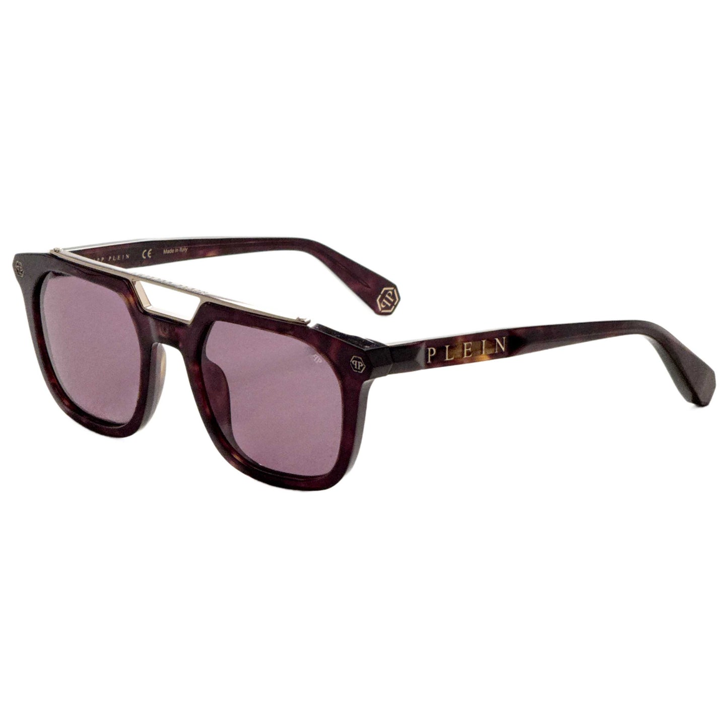 Front view of Philipp Plein Men's Sunglasses SPP001M510722