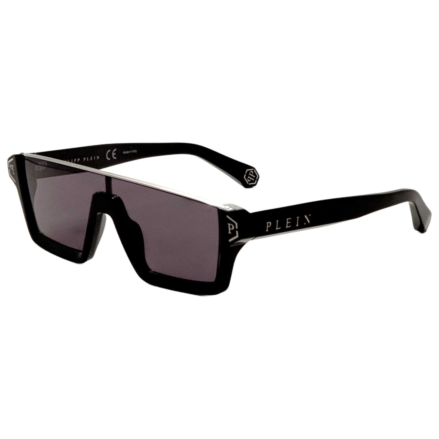 Front view of Philipp Plein Men's Sunglasses SPP006M980700
