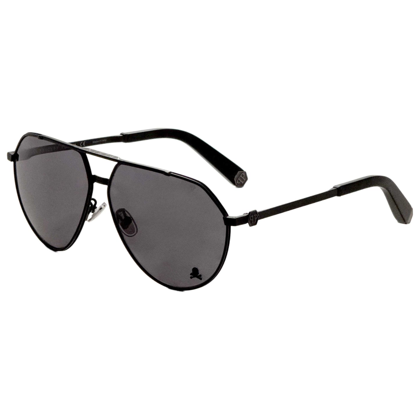 Front view of Philipp Plein Men's Sunglasses SPP007M64531P