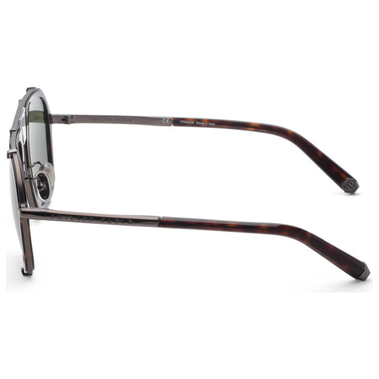 Left view of Philipp Plein Men's Sunglasses SPP010M55584Y