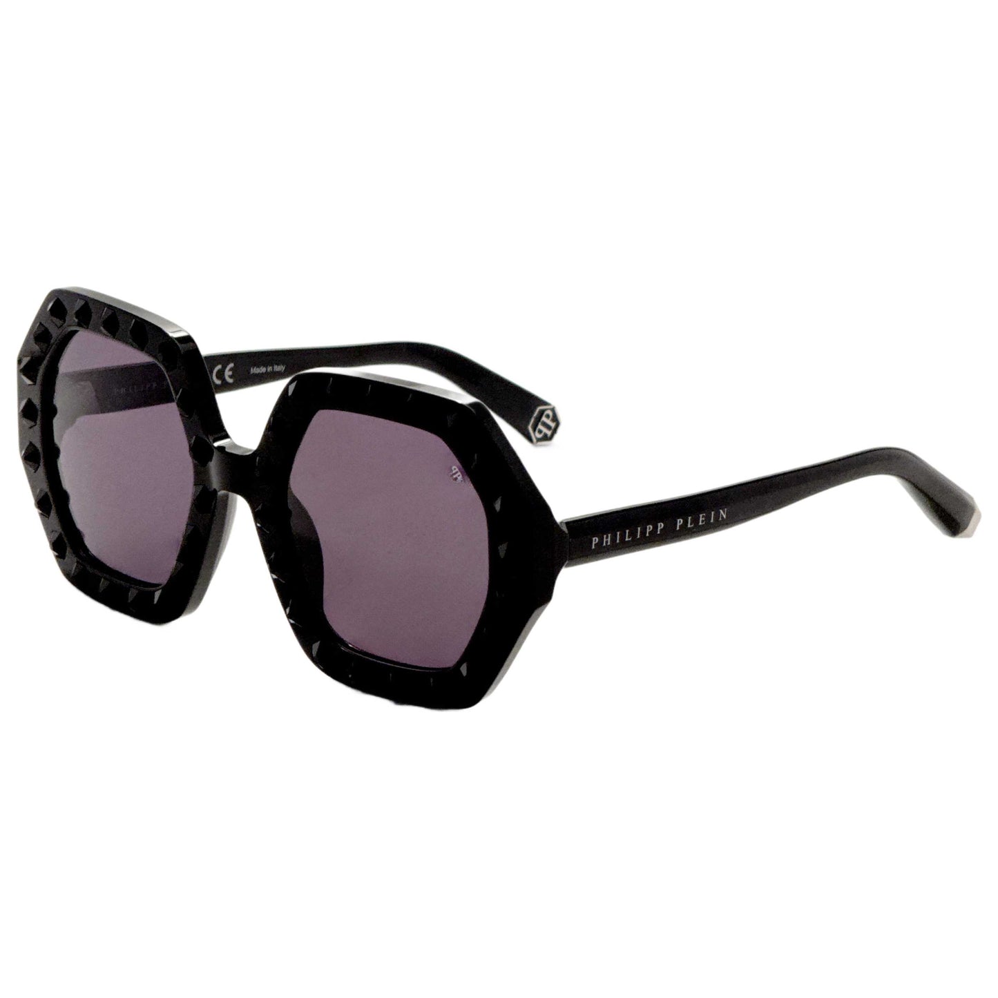 Front view of Philipp Plein Women's Sunglasses SPP039S53700Y