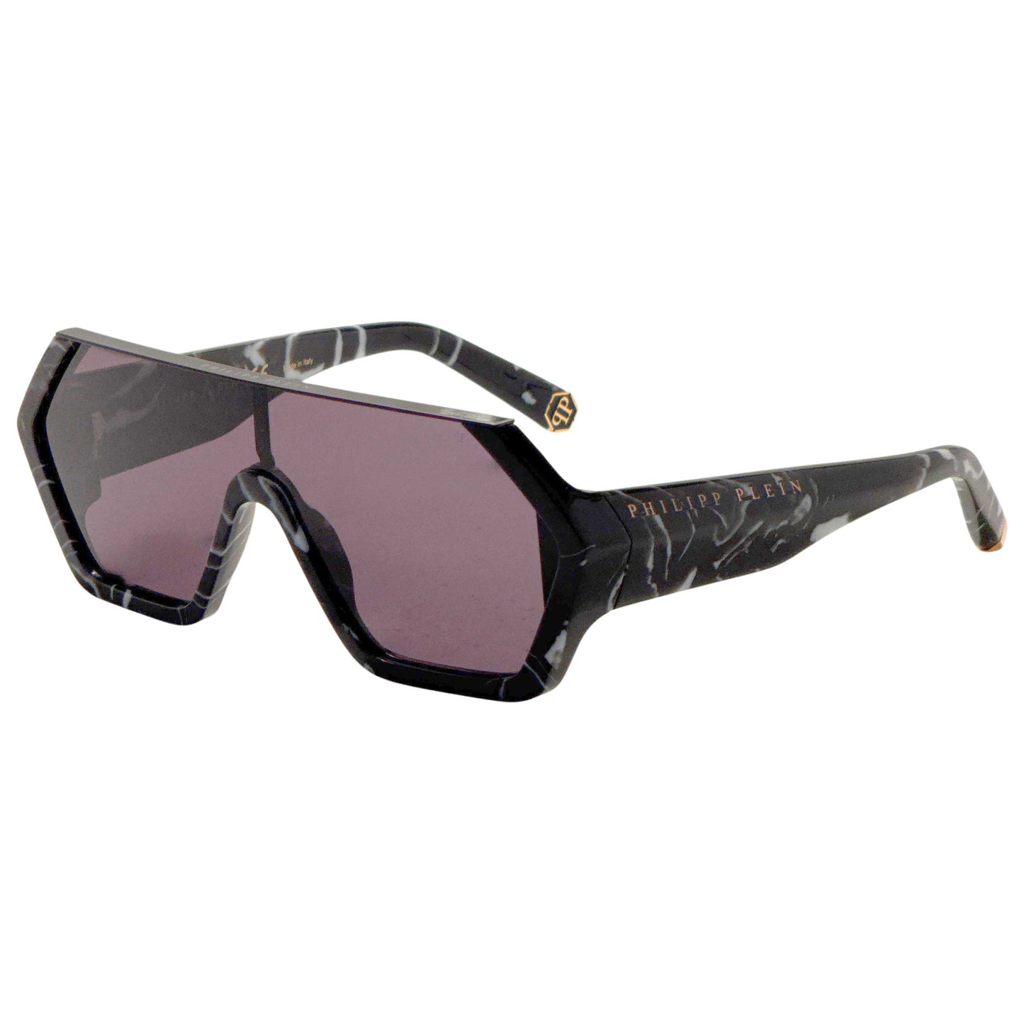 Front view of Philipp Plein Men's Sunglasses SPP047990Z21