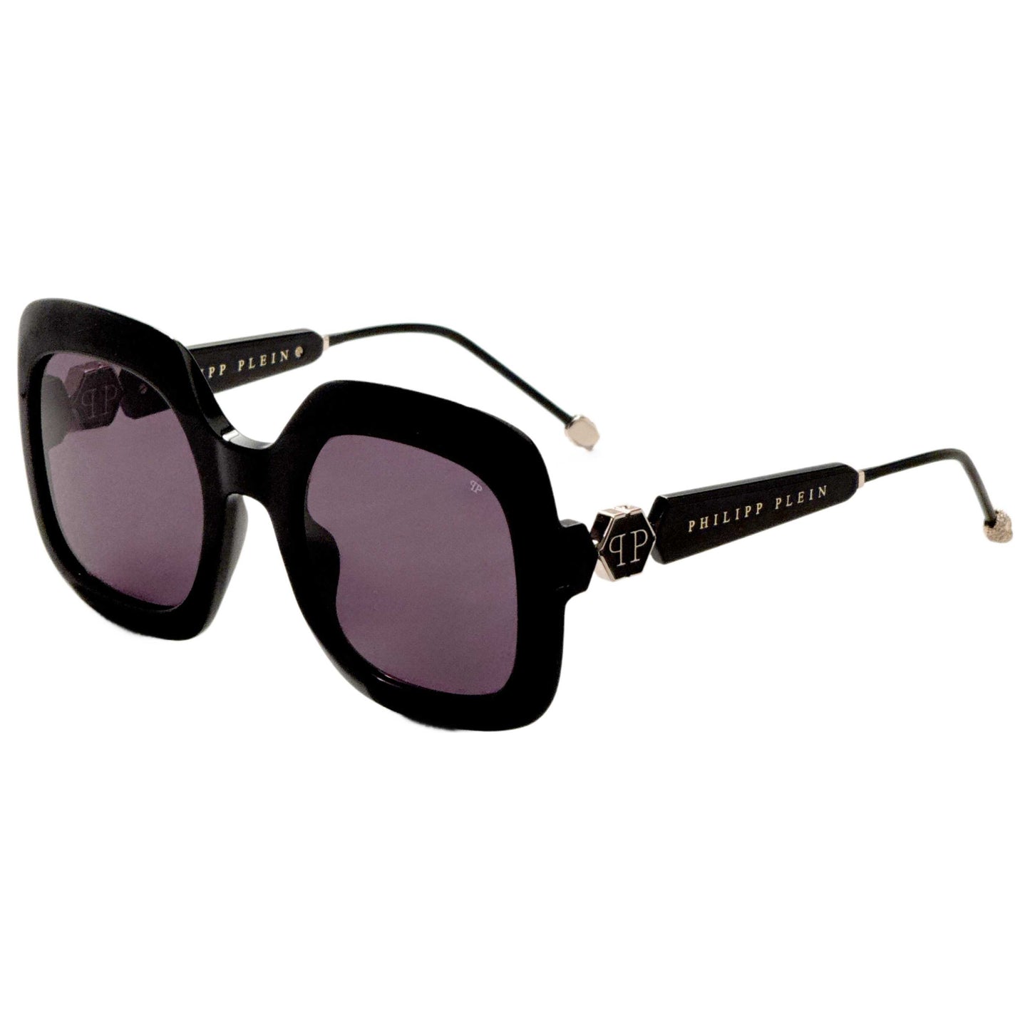 Front view of Philipp Plein Women's Sunglasses SPP065S550700