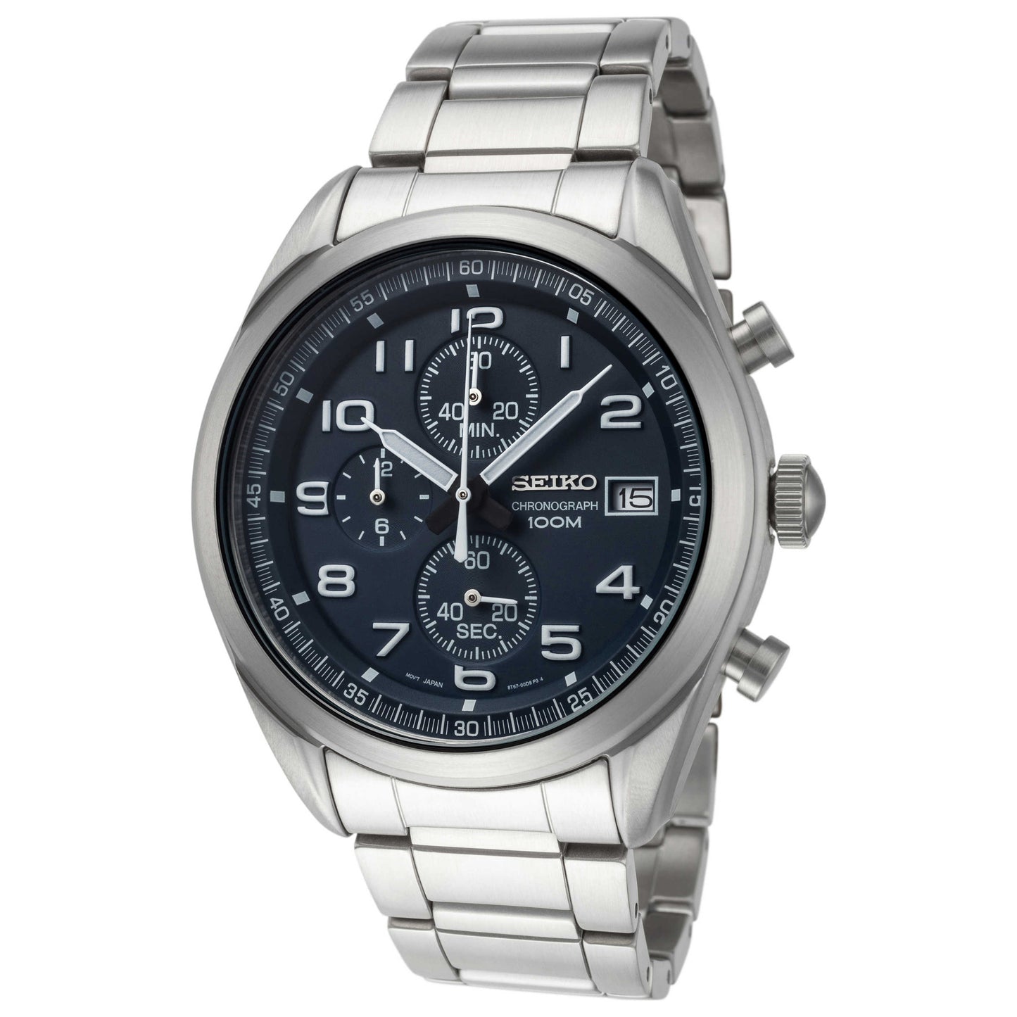 Front view of Seiko Neo Sports Men's Quartz Watch SSB267P1