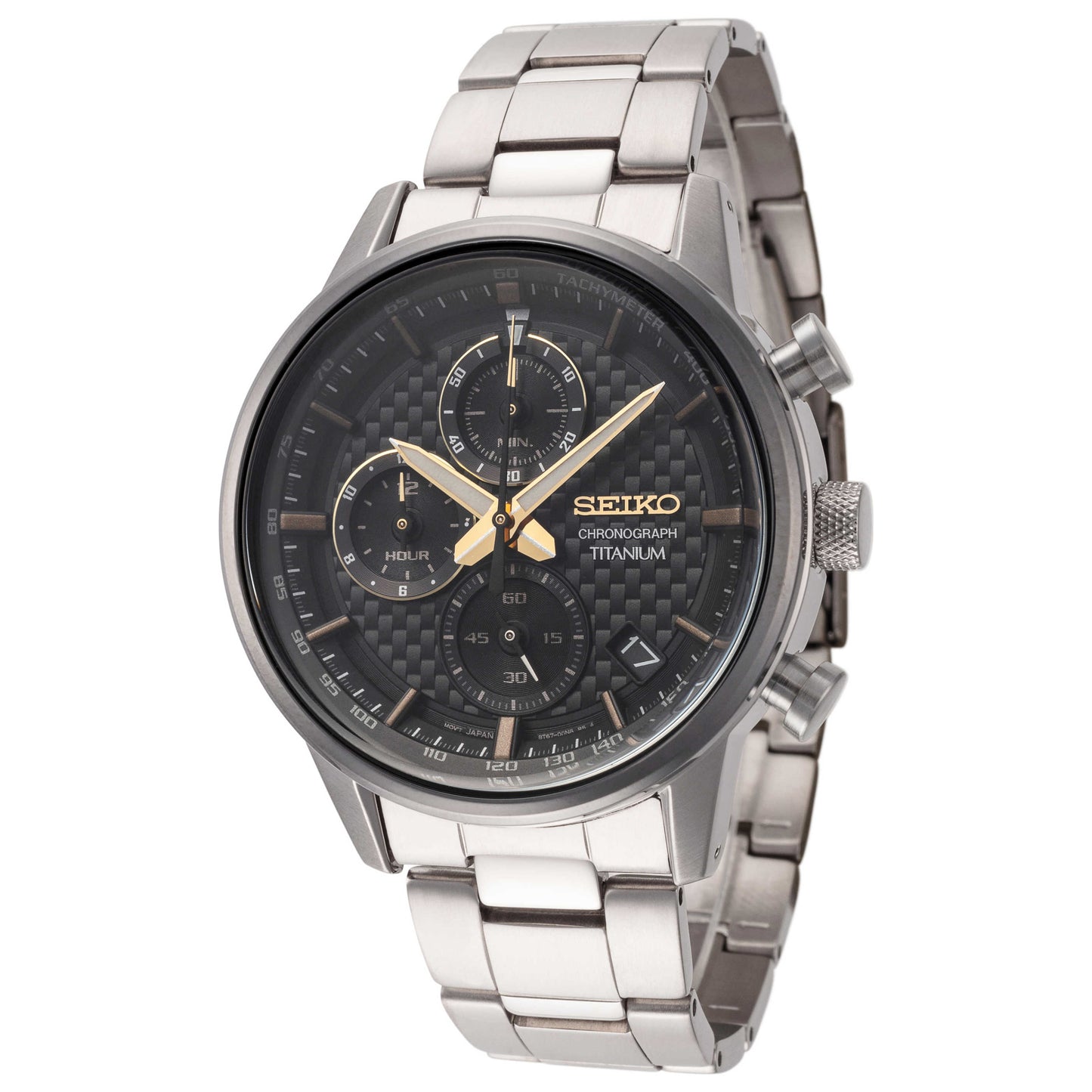 Front view of Seiko Essentials Men's Quartz Watch SSB391