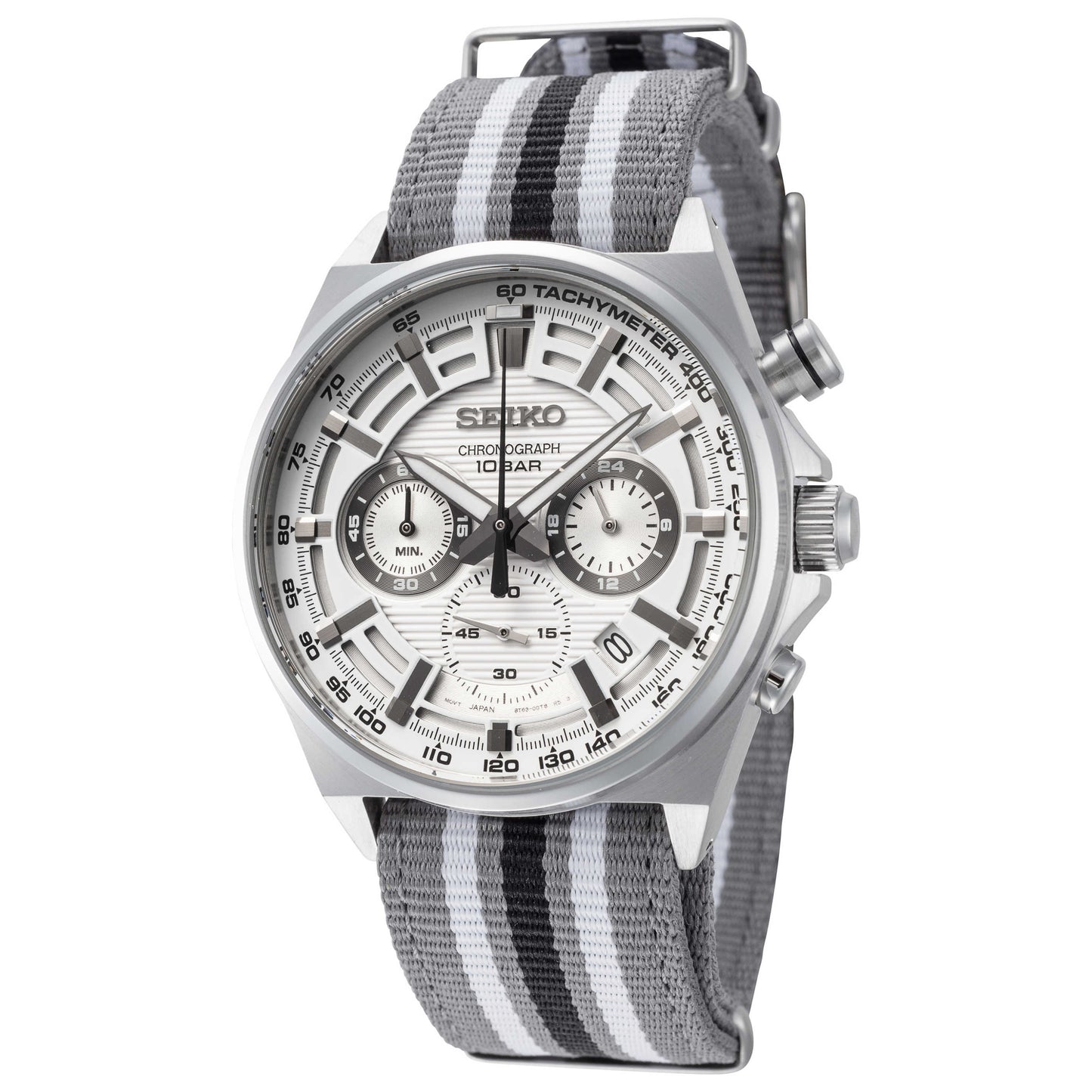 Front view of Seiko Core Men's Quartz Watch SSB401P1