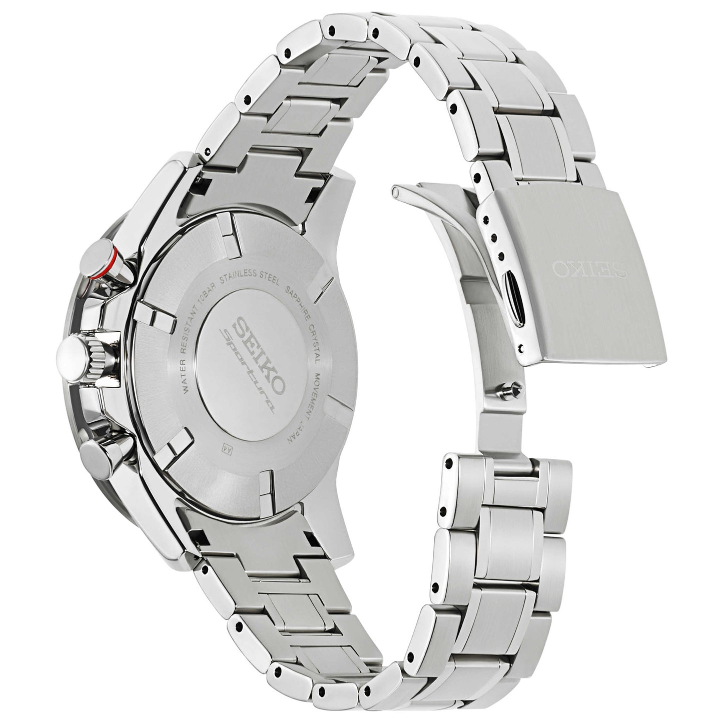 Seiko Sportura Men's Solar Powered Quartz Watch SSC357 - Image #7