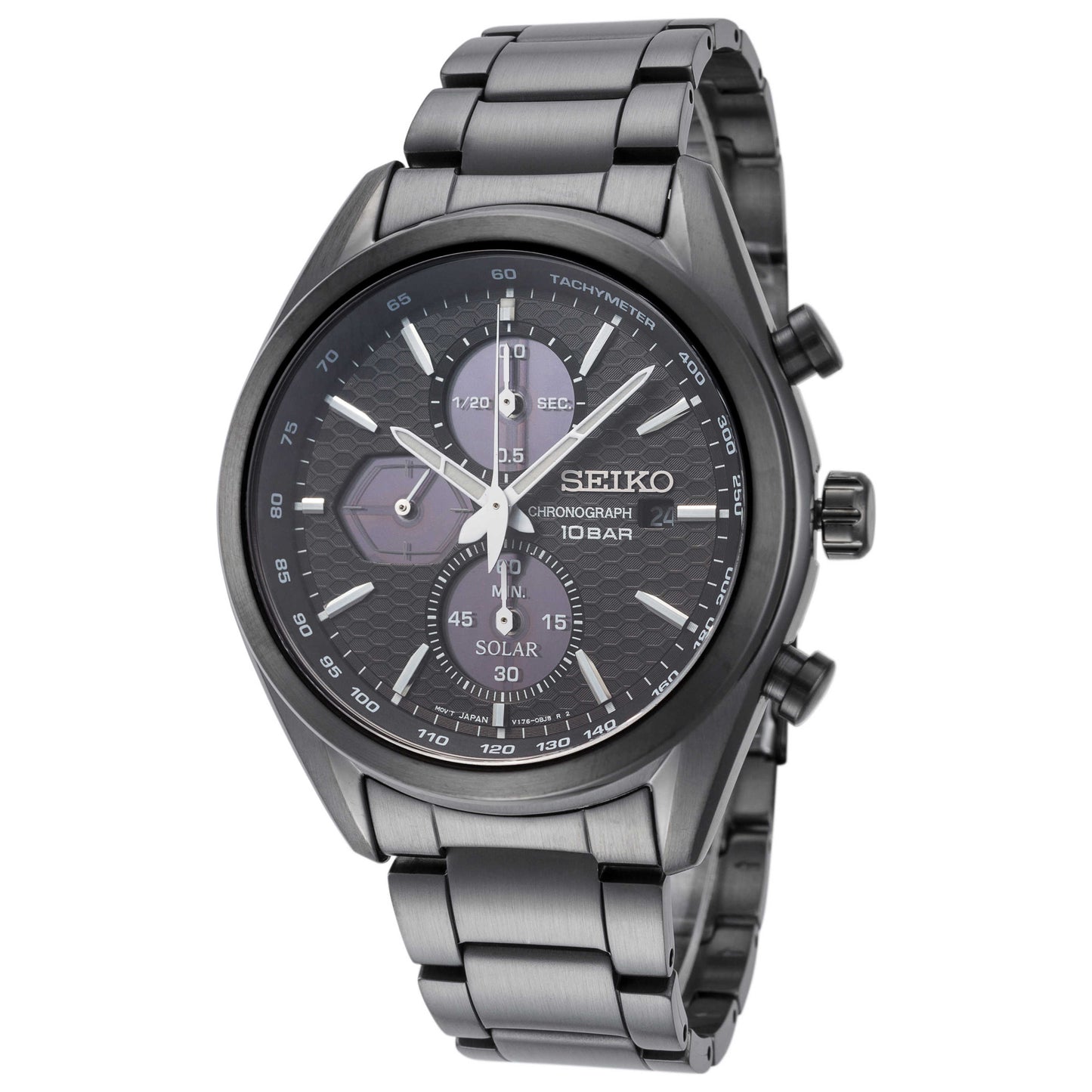 Front view of Seiko Classic Men's Quartz Watch SSC773P1