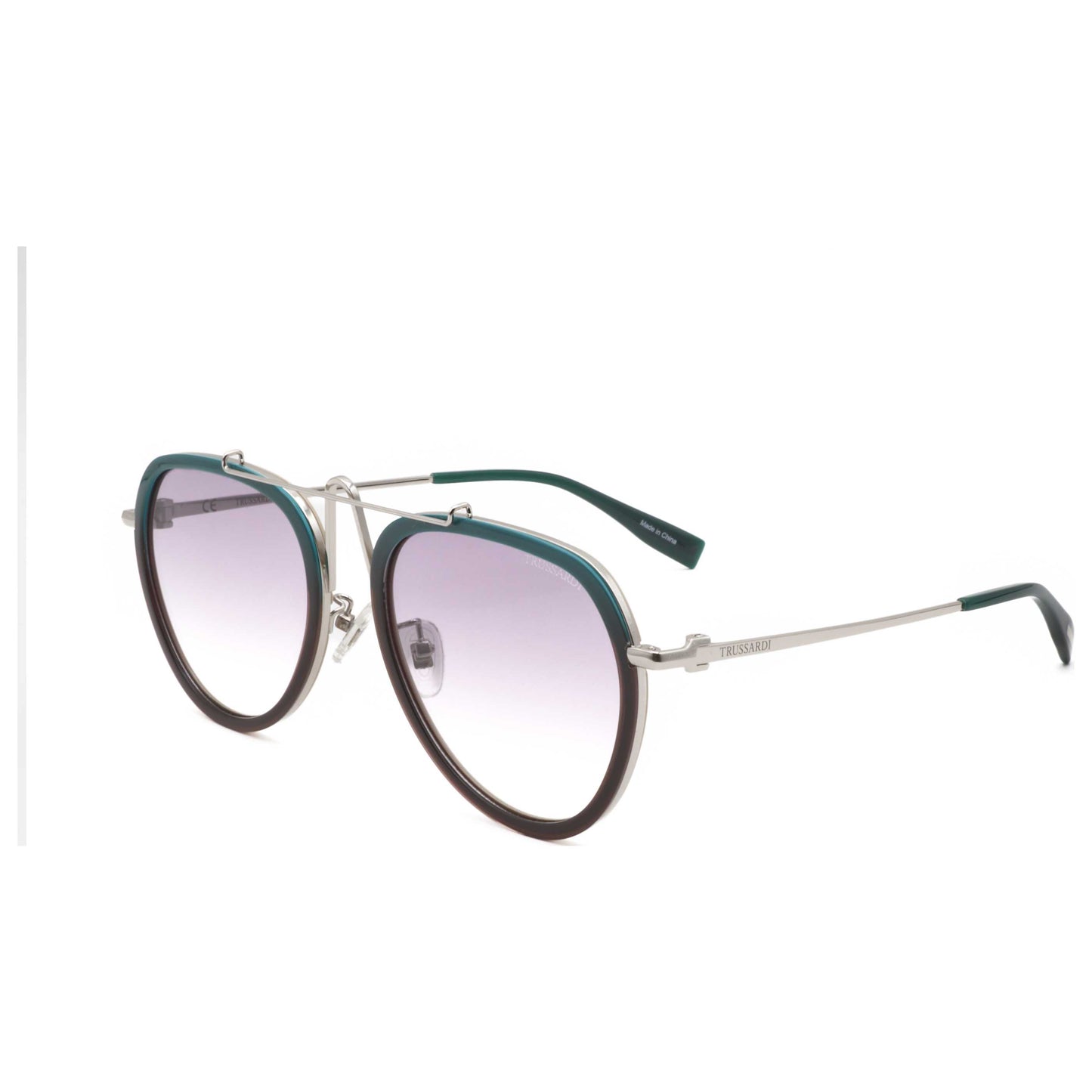 Front view of Trussardi Women's Sunglasses STR3003-C02-58