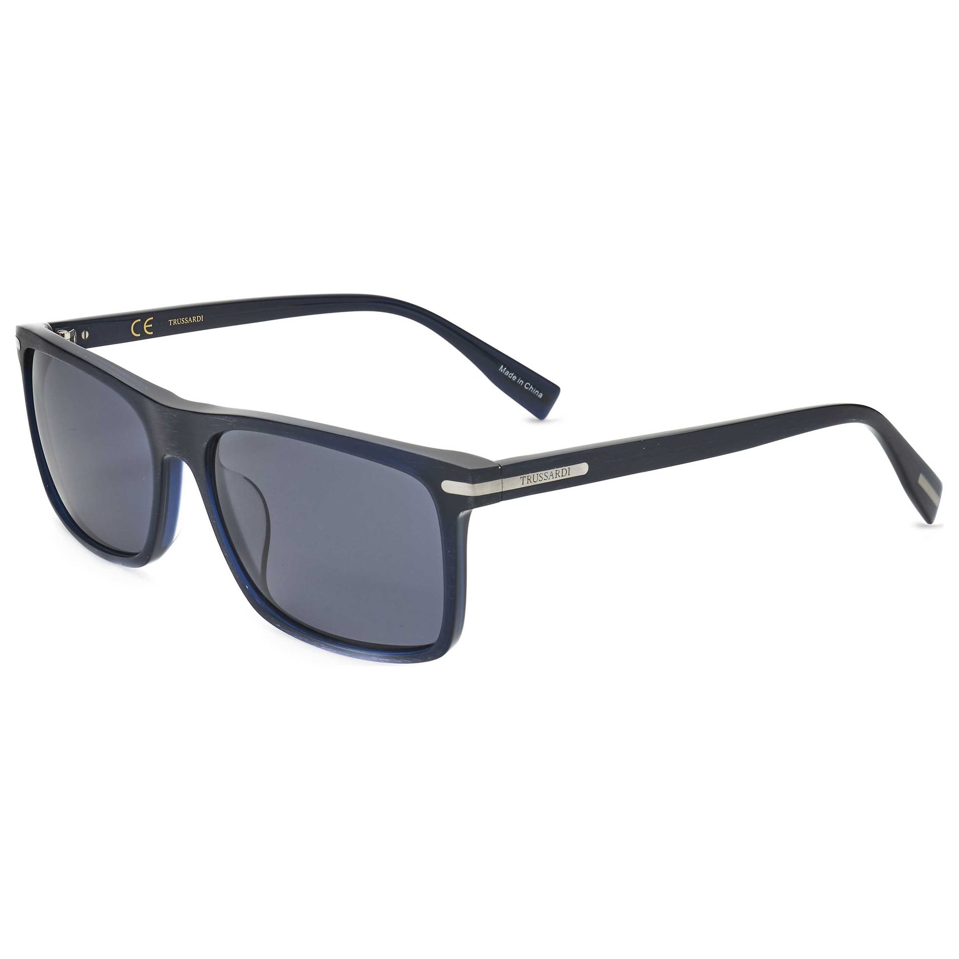 Front view of Trussardi Men's Sunglasses STR333F-955-51
