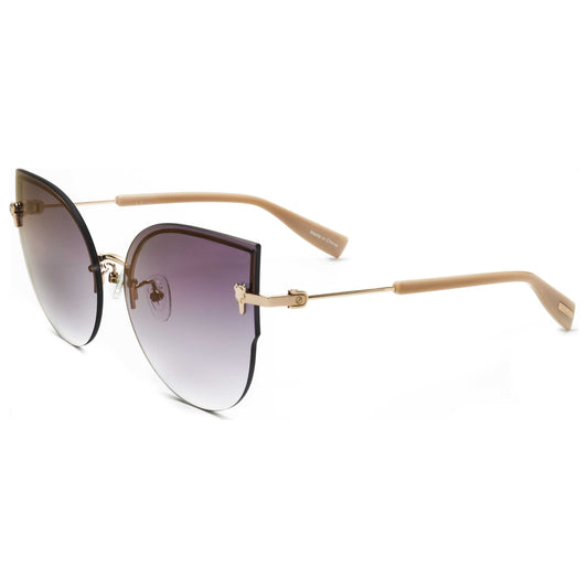 Front view of Trussardi Unisex Sunglasses STR397F-200X-60
