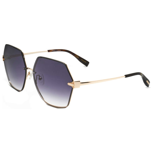 Front view of Trussardi Women's Sunglasses STR452FL-04BS-62