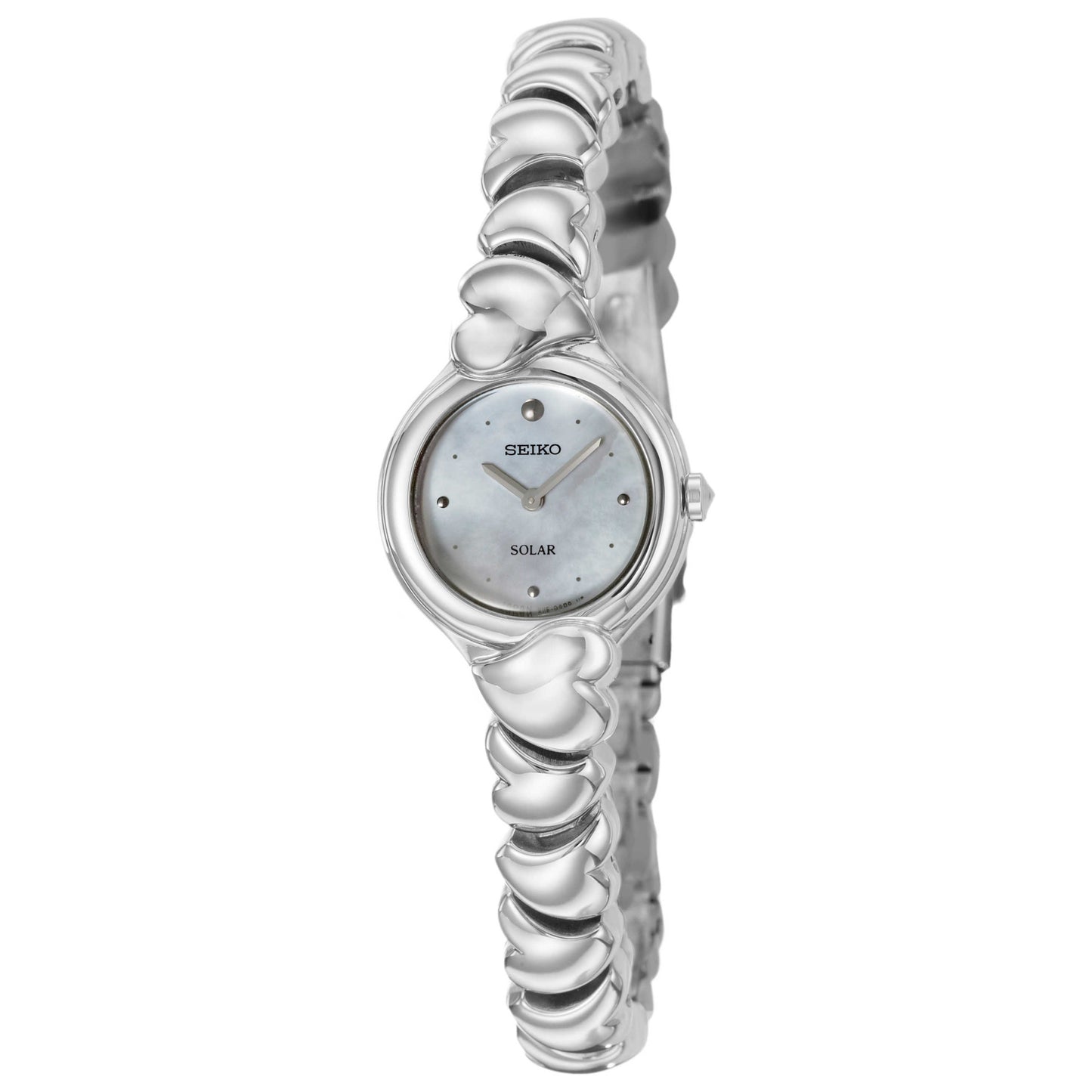 Front view of Seiko Solar Women's Solar Powered Quartz Watch SUP097