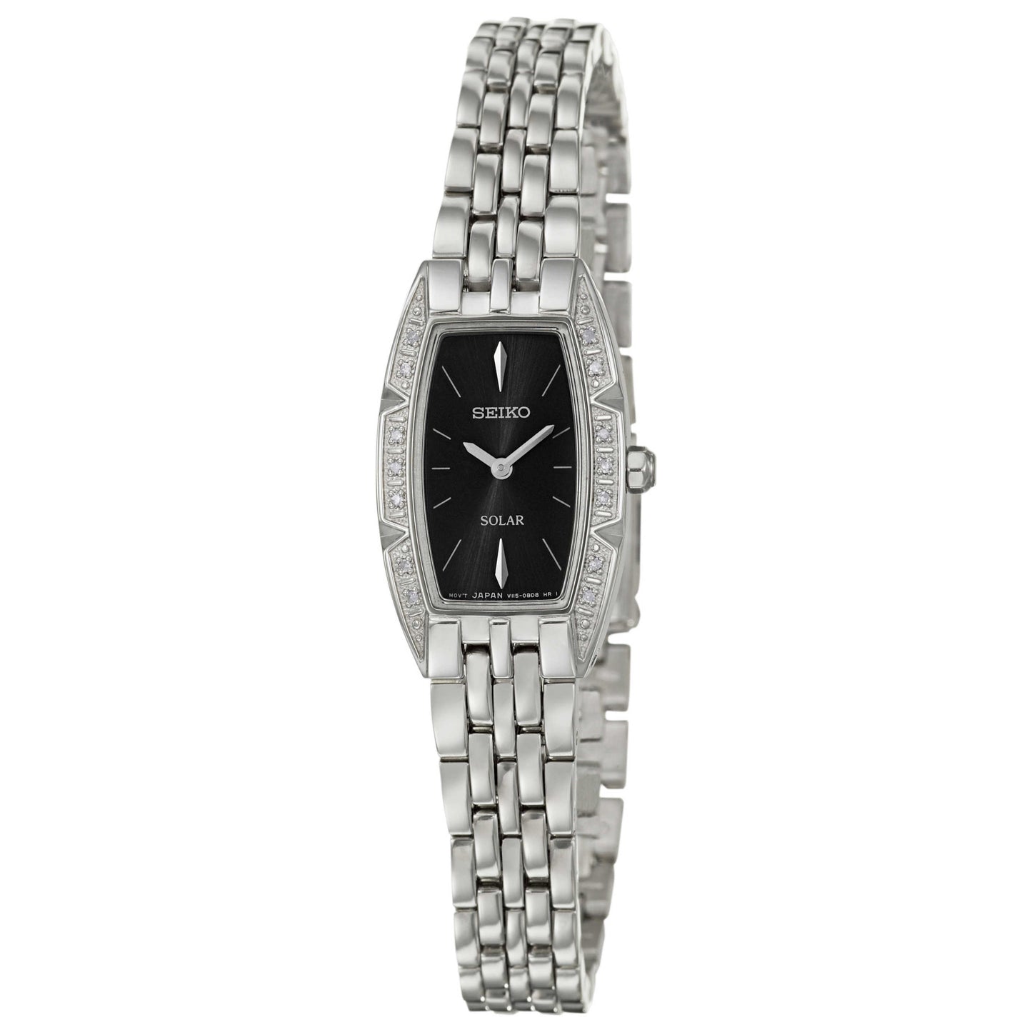 Front view of Seiko Solar Women's Solar Powered Quartz Watch SUP149