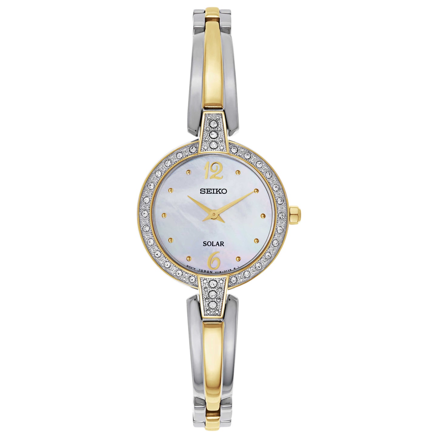 Front view of Seiko Core Women's Solar Powered Quartz Watch SUP288