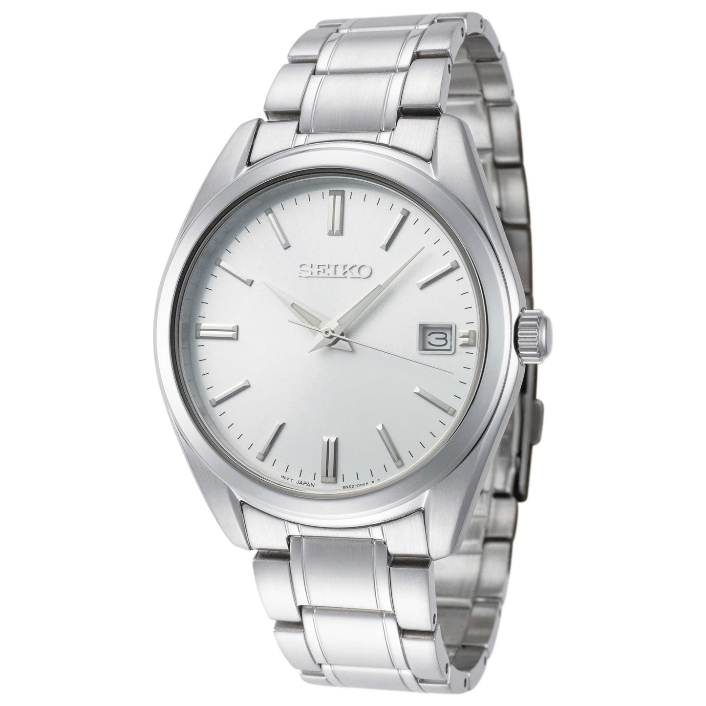 Front view of Seiko Essentials Men's Quartz Watch SUR307P1