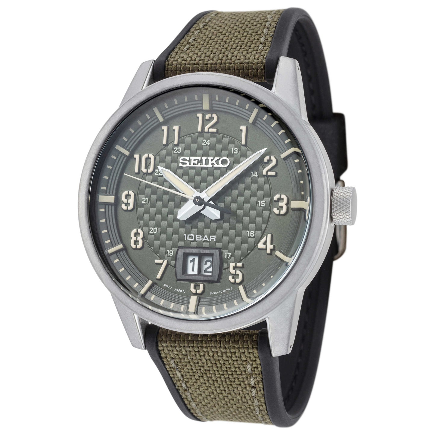 Front view of Seiko Core Men's Quartz Watch SUR323P1