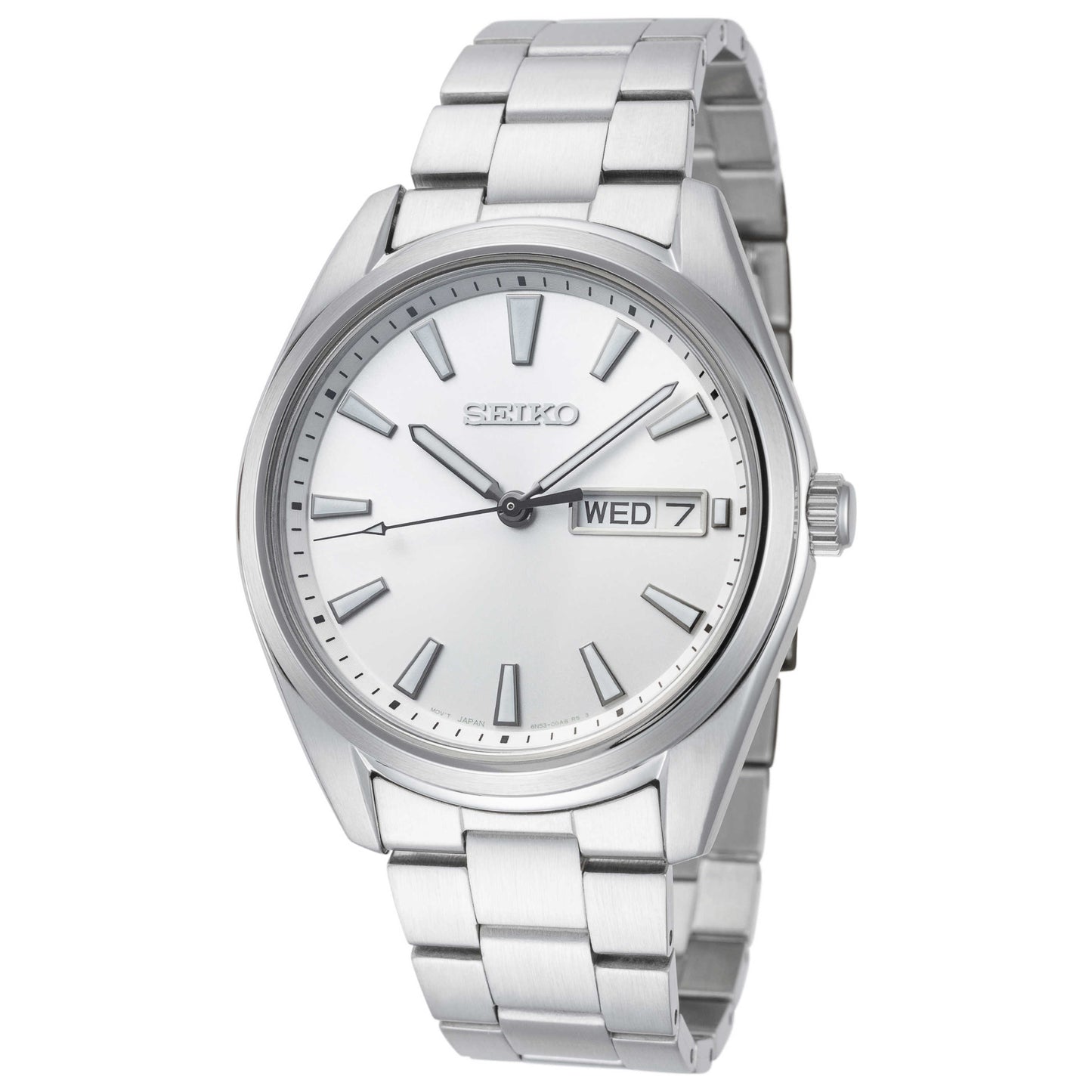 Front view of Seiko Essentials Men's Quartz Watch SUR339P1Q