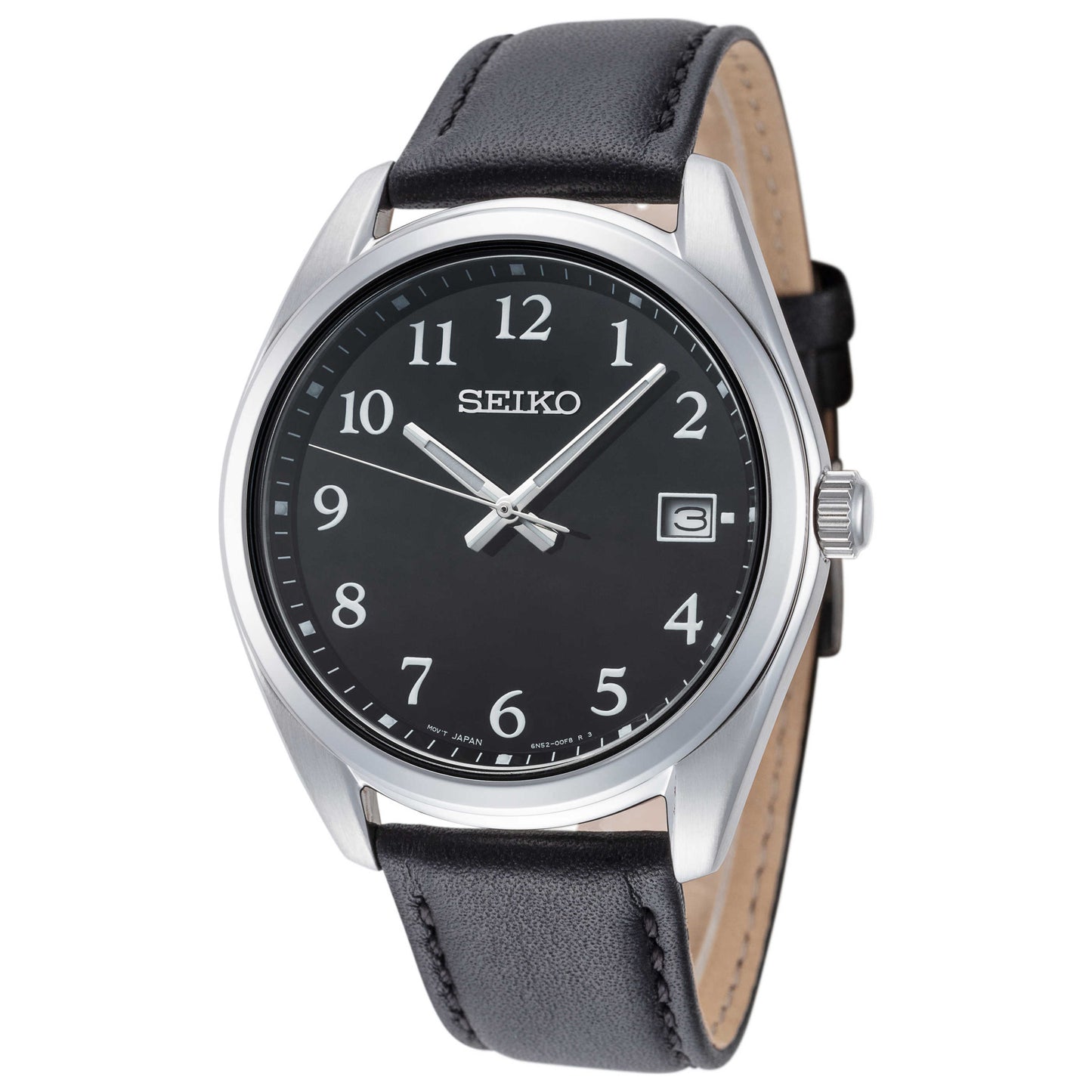 Front view of Seiko Core Men's Quartz Watch SUR461P1