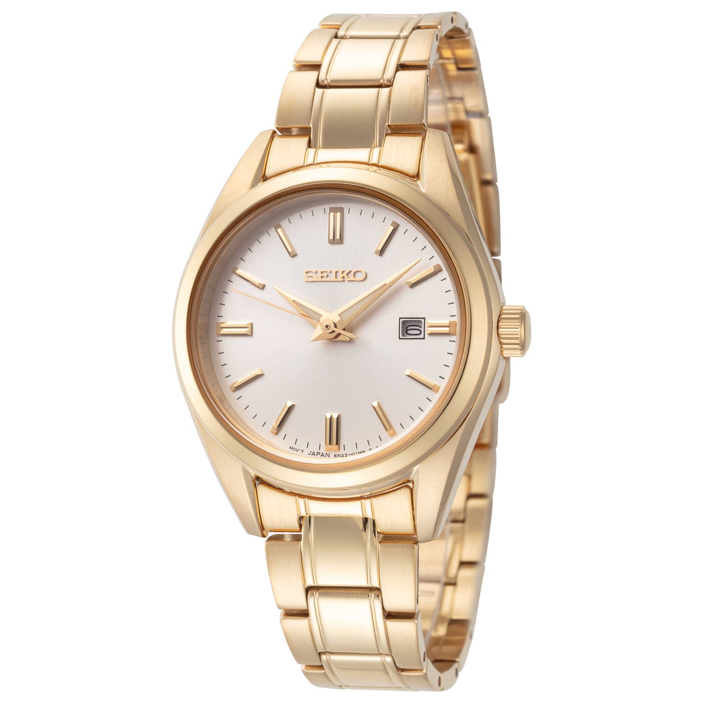 Front view of Seiko Neo Classic Women's Quartz Watch SUR632P1