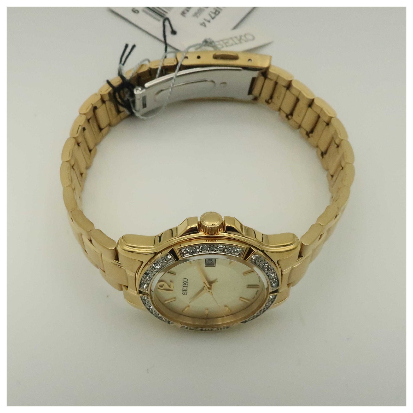 Seiko Crystal Dress Women's Japanese Quartz (Battery-Powered) Watch SUR714-SDV - Image #8