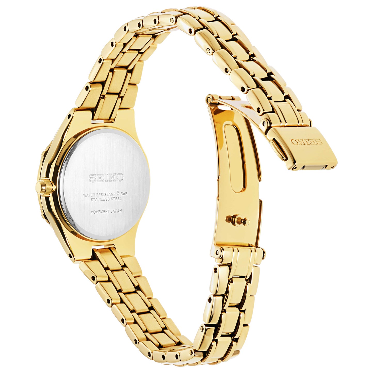 Seiko Solar Women's Solar Powered Quartz Watch SUT070 - Image #7