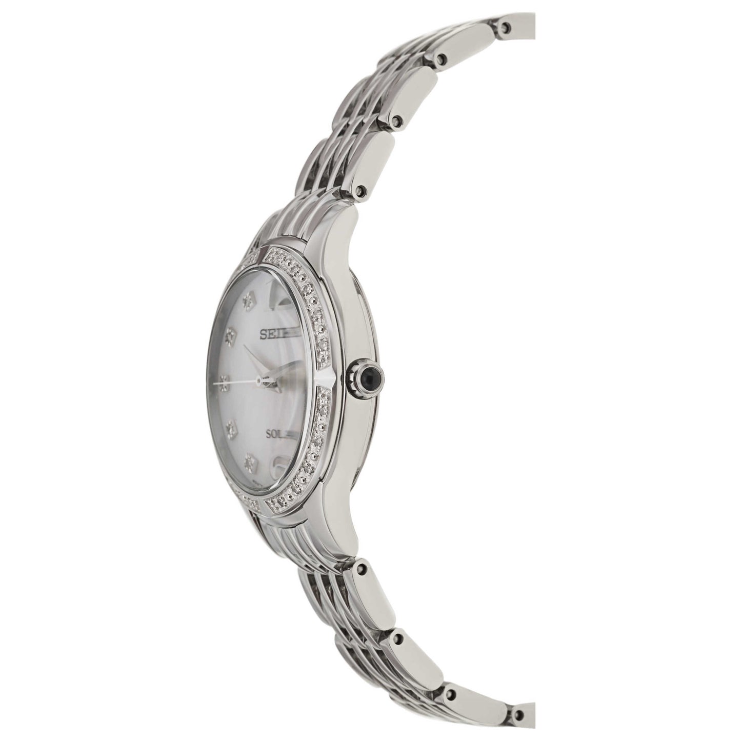 Seiko Core Women's Solar Powered Quartz Watch SUT091 - Image #4