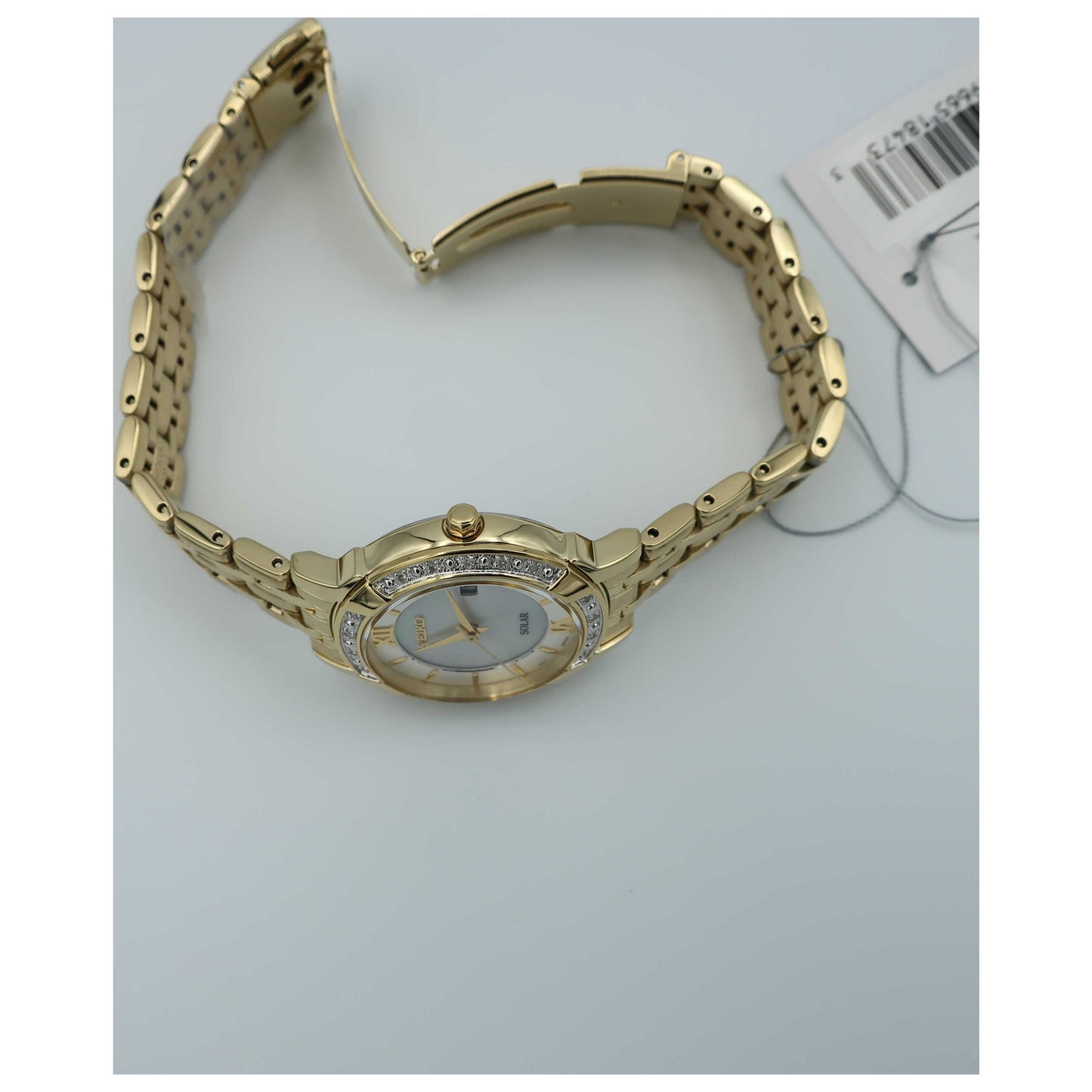 Seiko Women's Solar Powered Quartz Watch SUT280-SD - Image #8