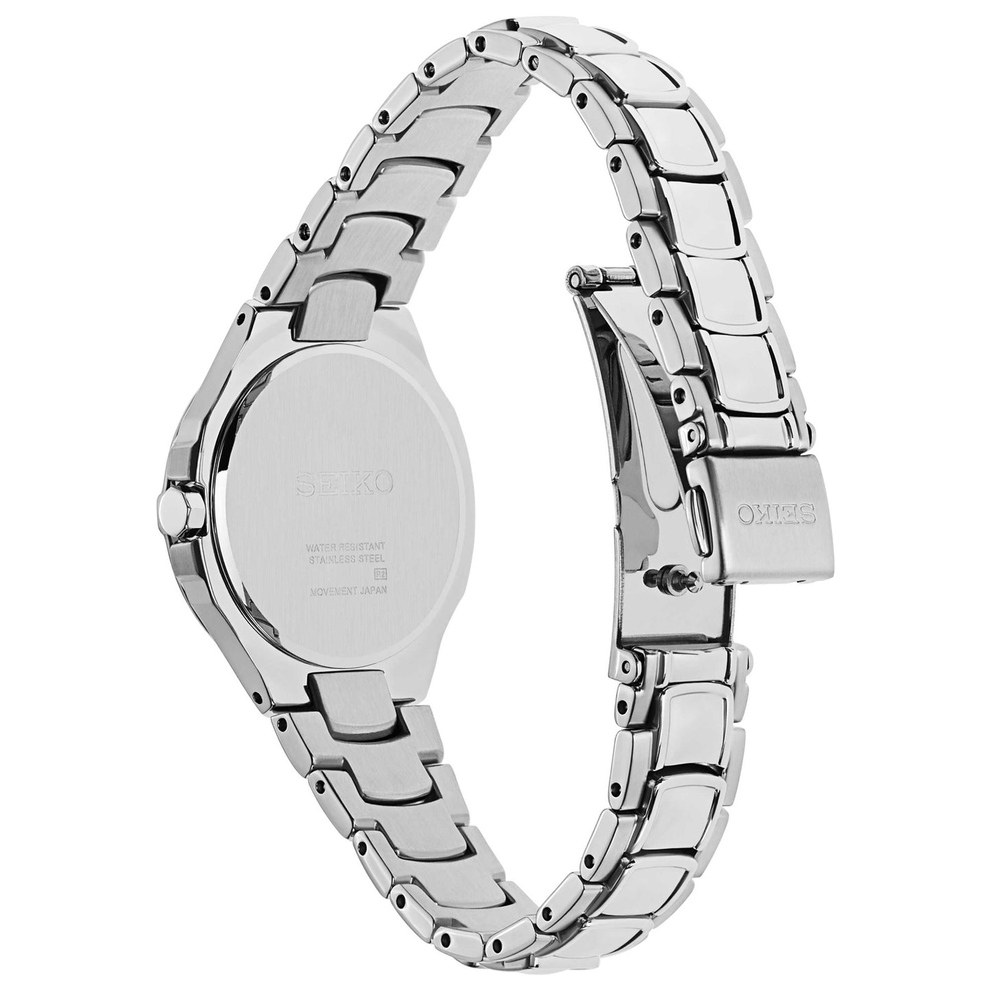 Seiko Crystal Dress Women's Solar Powered Quartz Watch SUT281 - Image #7